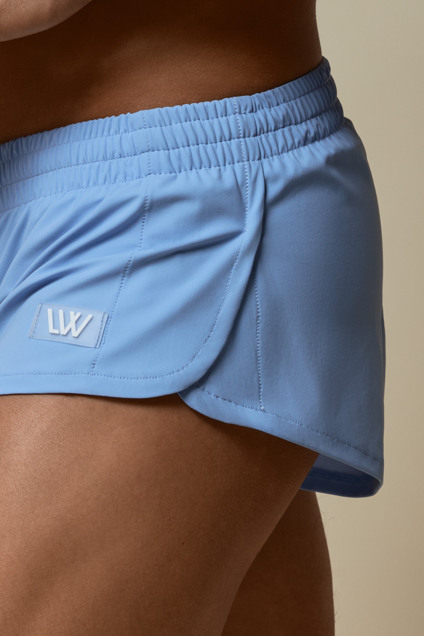 SWIM HYBRID SHORT - CAPRI BLUE