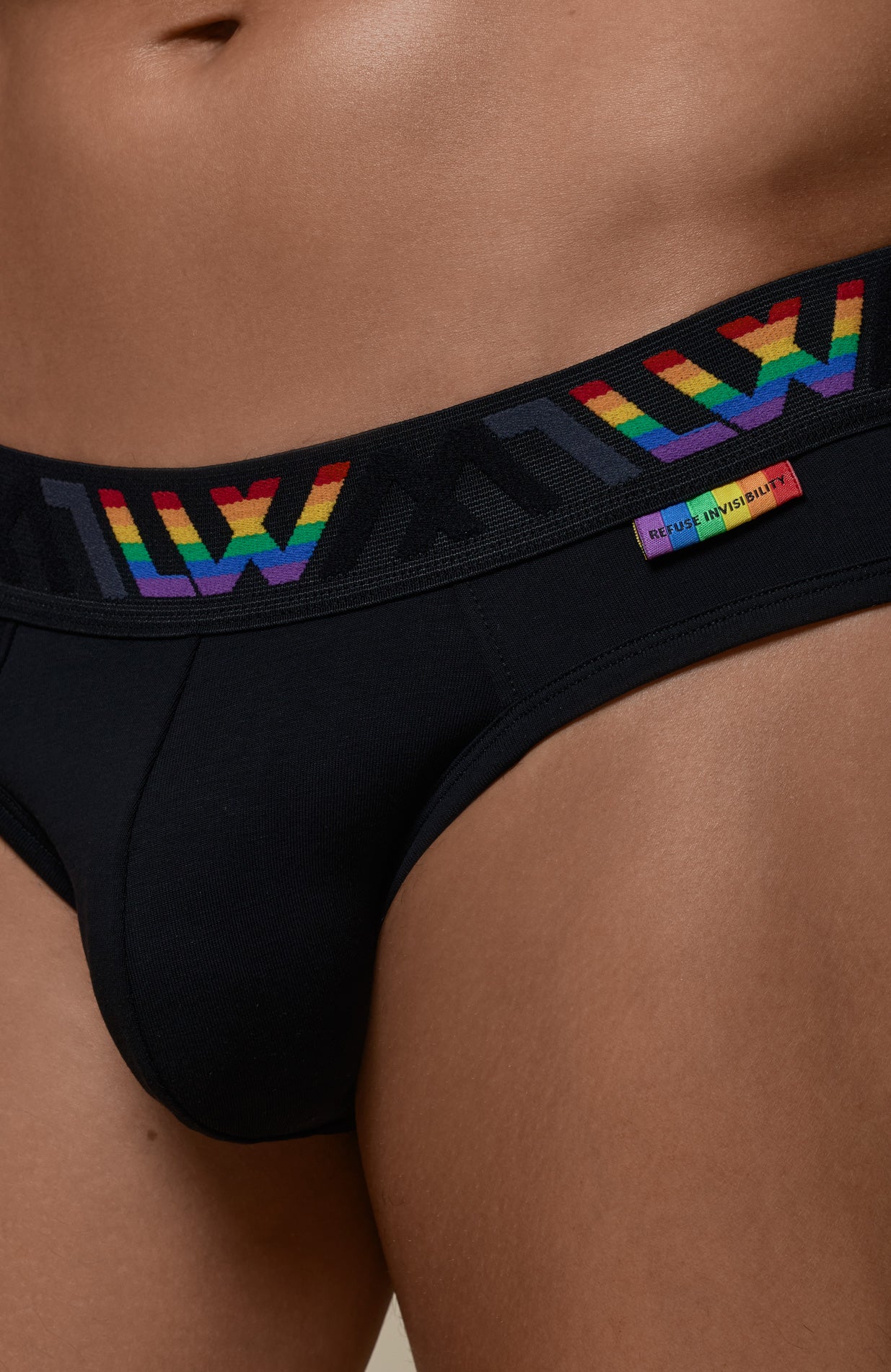VISIBLY BIKINI BRIEF PRIDE - BLACK