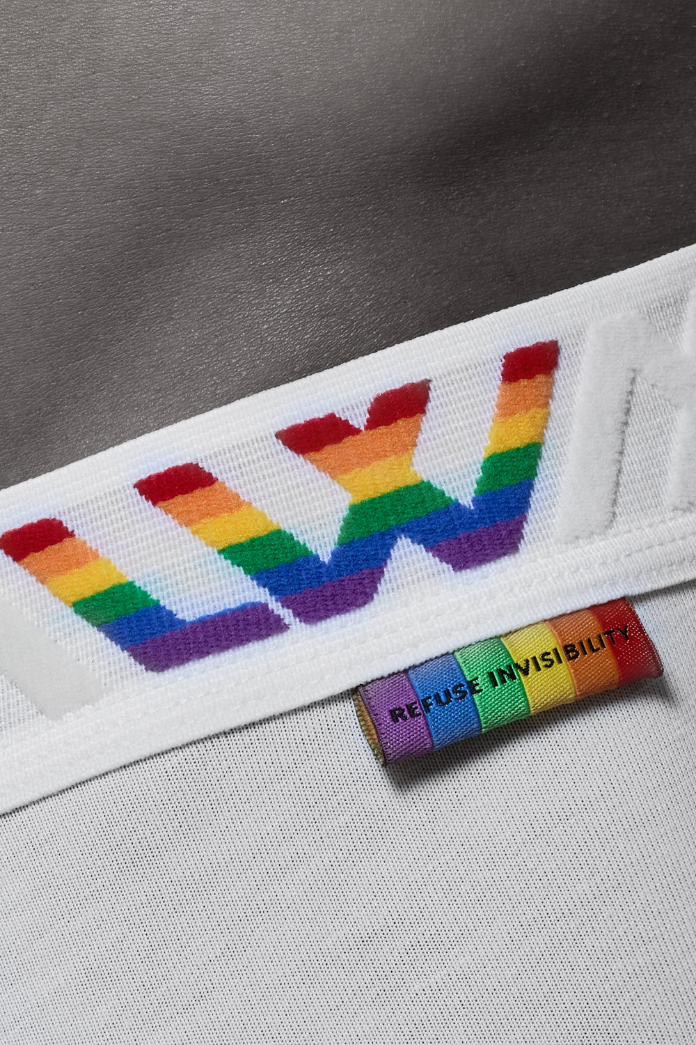 VISIBLY BIKINI BRIEF PRIDE - WHITE