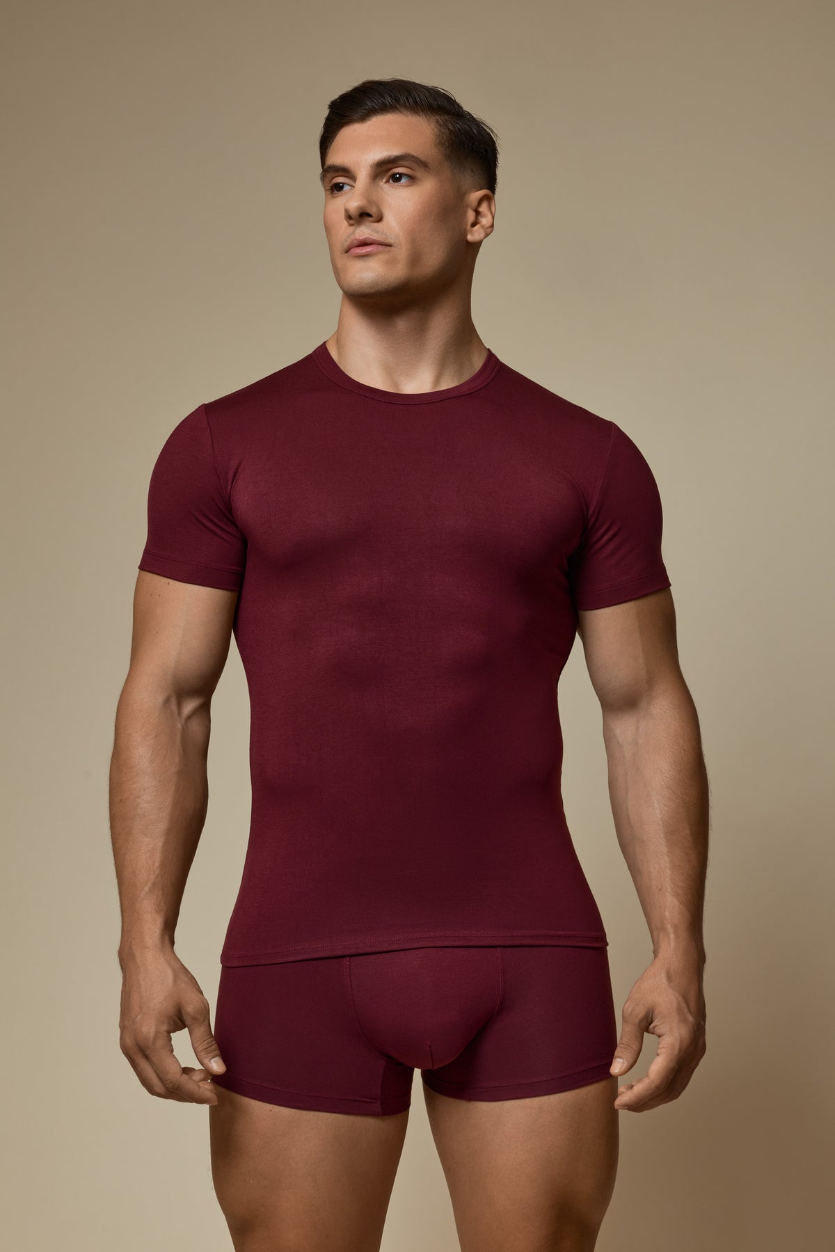 WHISPER UNDERSHIRT SECOND SKIN - MULBERRY