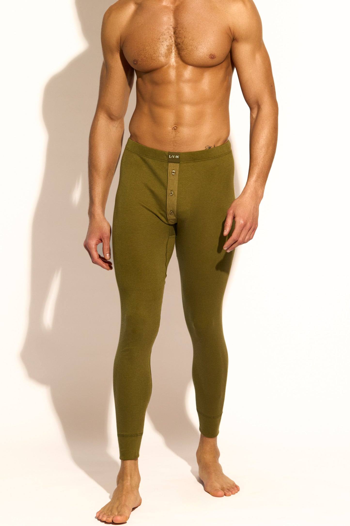 ESSENTIAL LONG JOHN - OLIVE