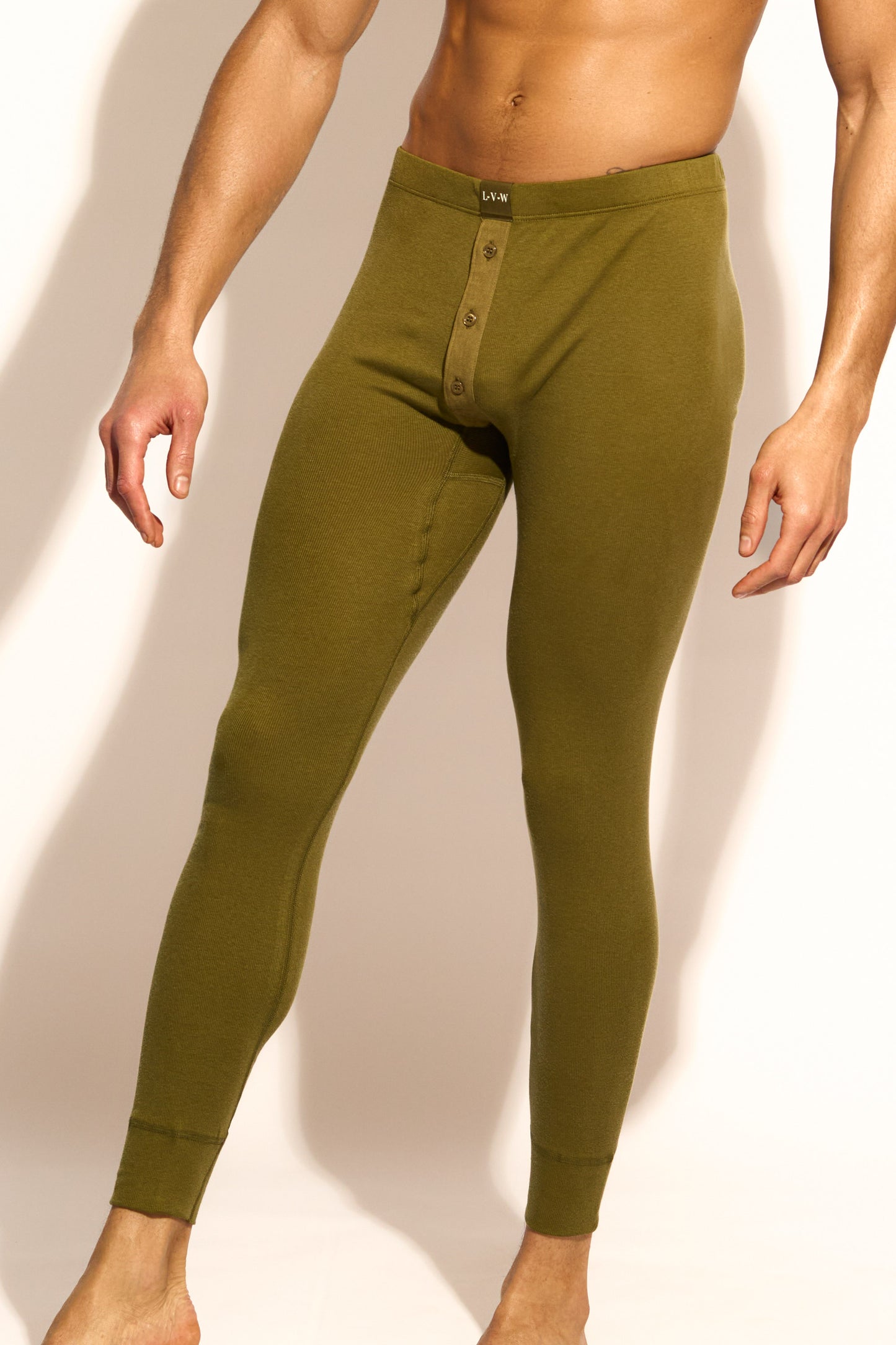 ESSENTIAL LONG JOHN - OLIVE