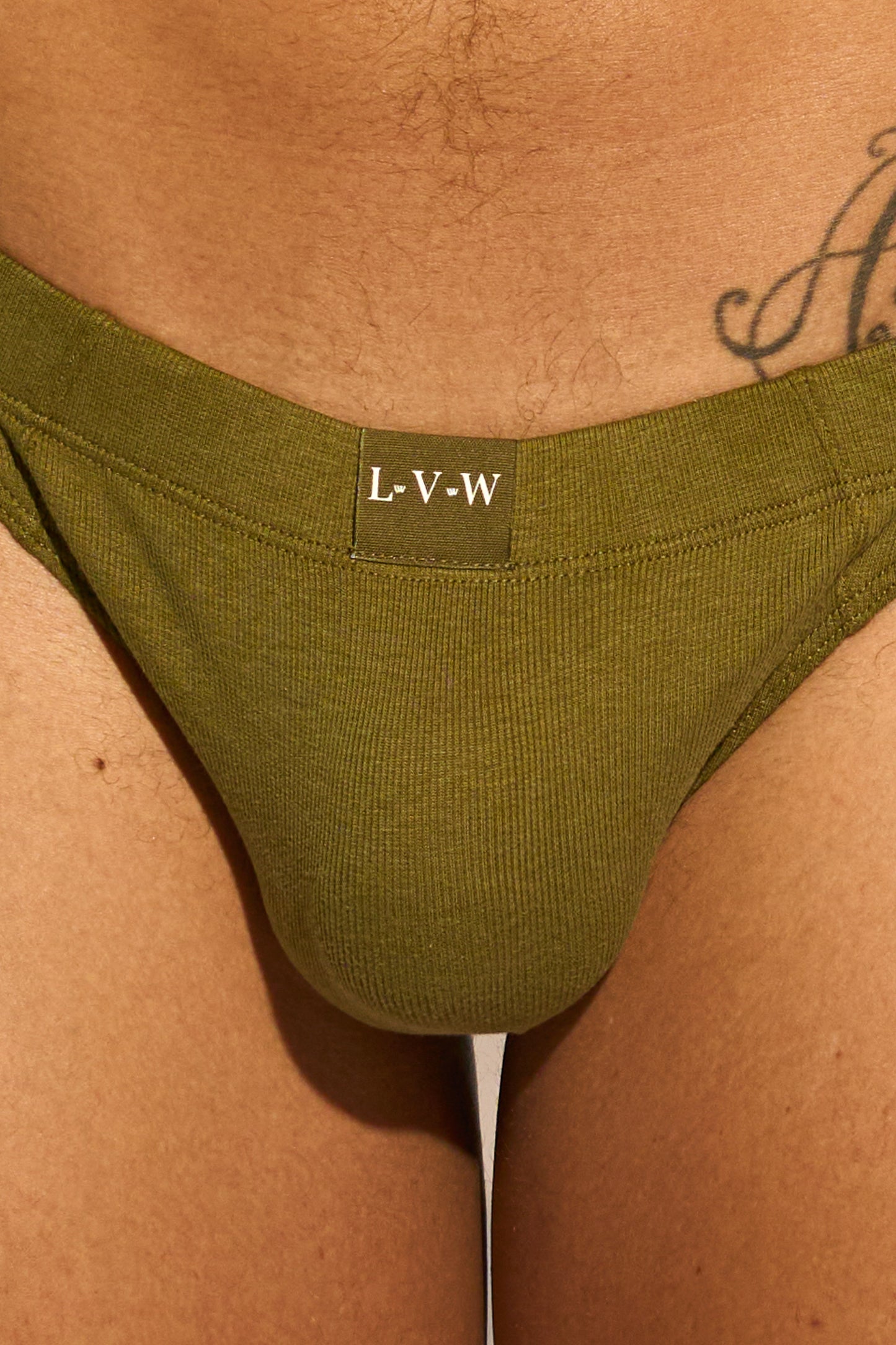 ESSENTIAL BIKINI BRIEF - OLIVE