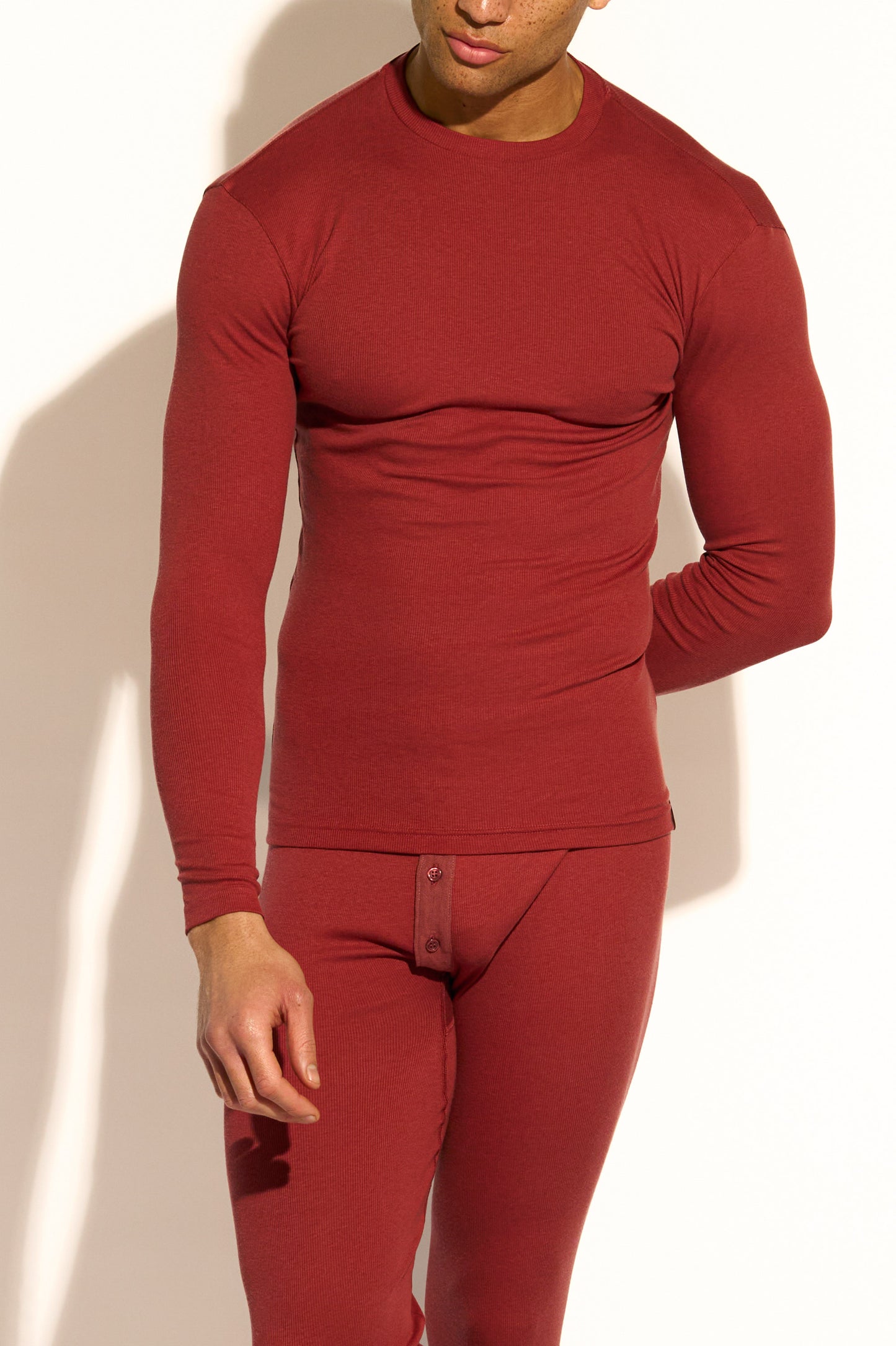 ESSENTIAL LONG SLEEVE TEE - BRANDY SNIFTER