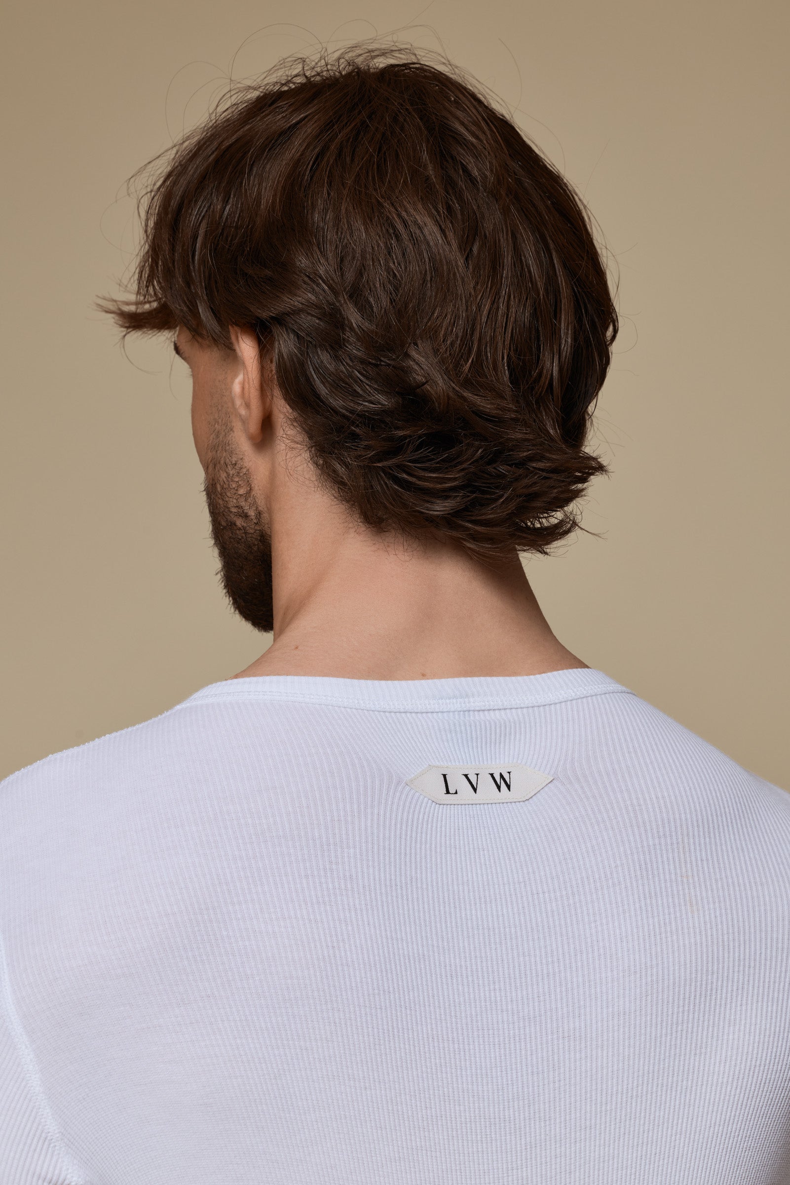LUXURY BODY SUIT ORGANIC COTTON RIB - PURE WHITE