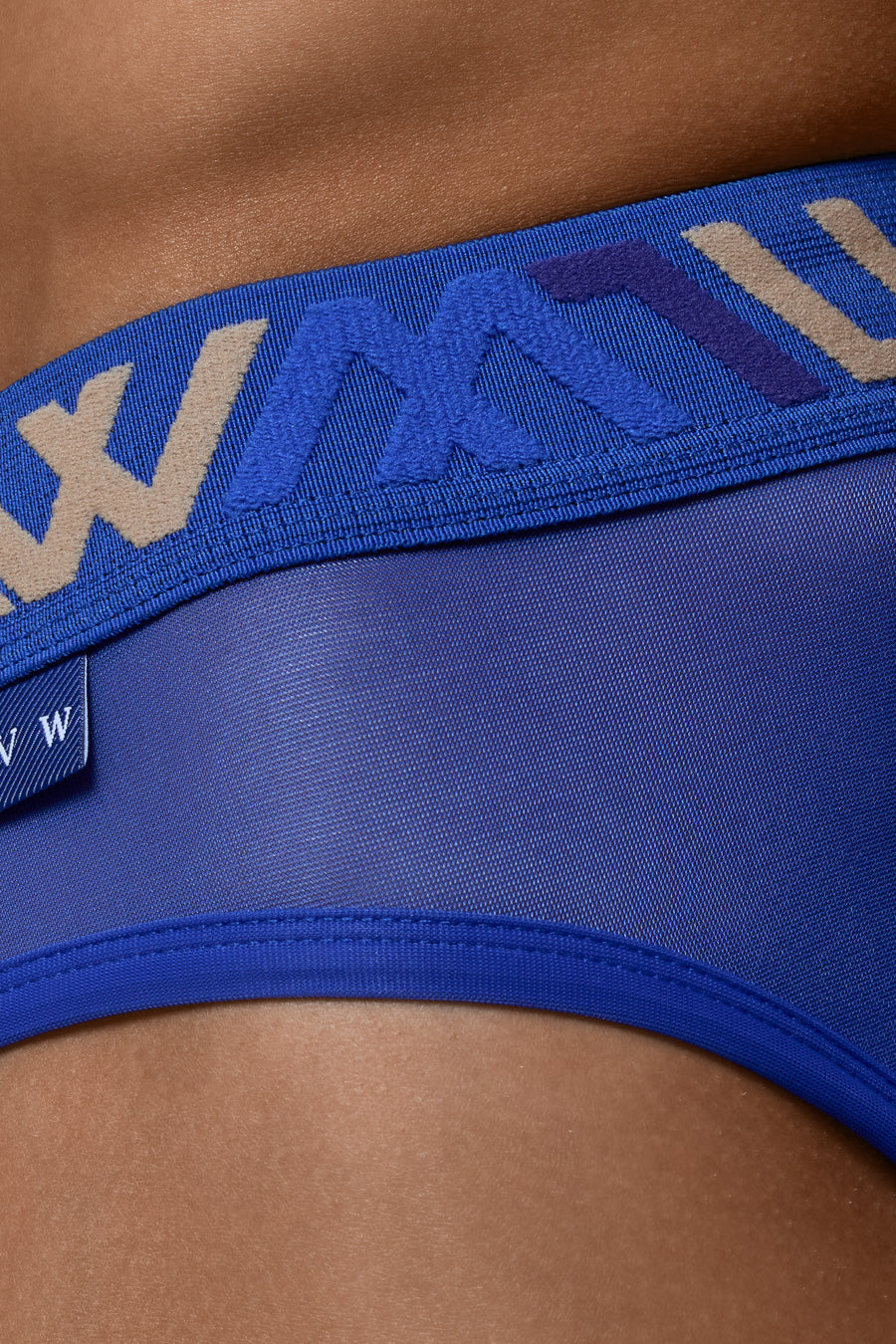 VISIBLY BIKINI BRIEF MESH - BLUE HORIZON