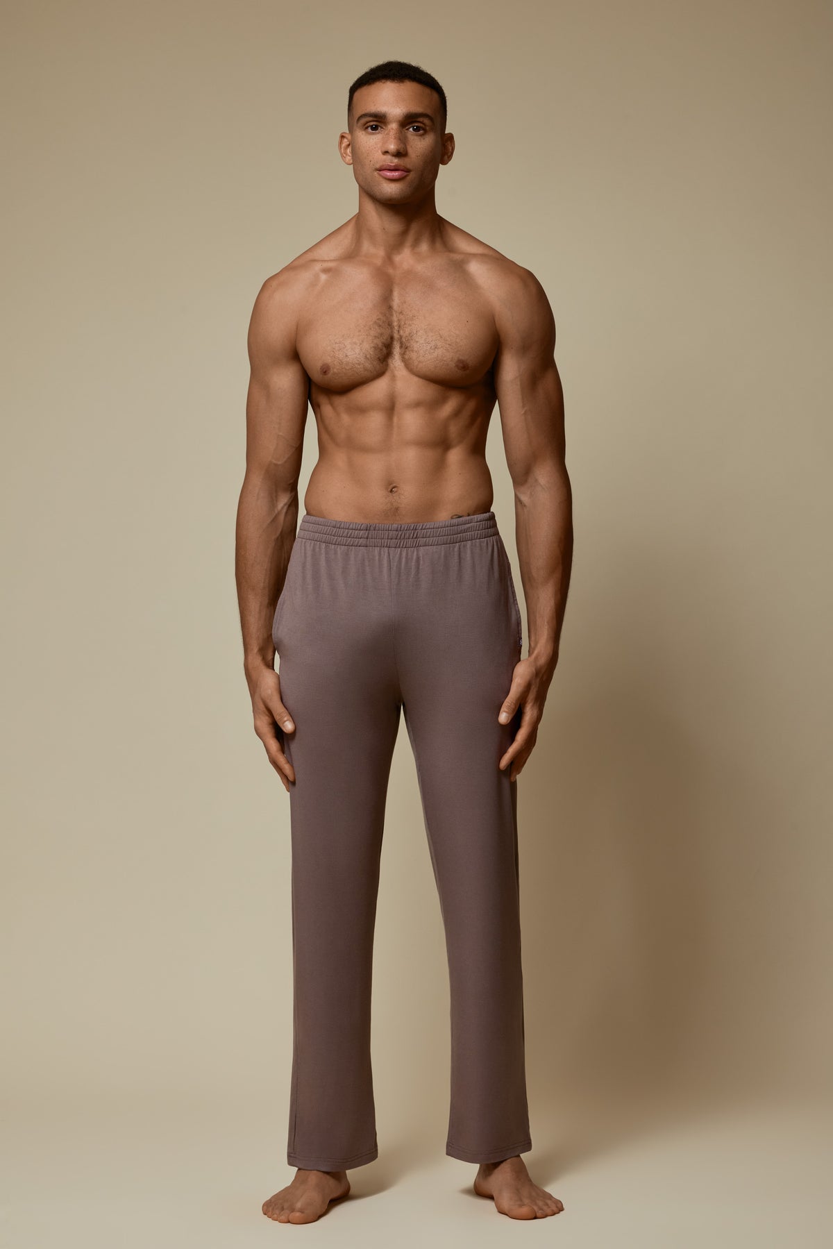 SECOND SKIN LOUNGE PANT - DEEP TAUPE