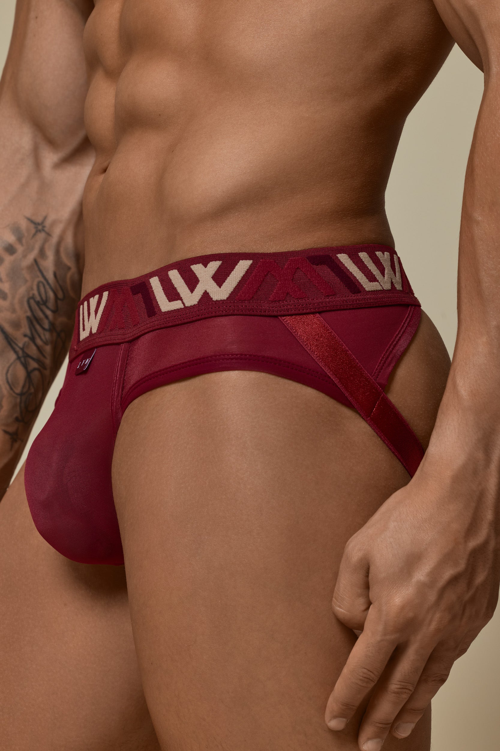 VISIBLY JOCK MESH - DARK CHERRY
