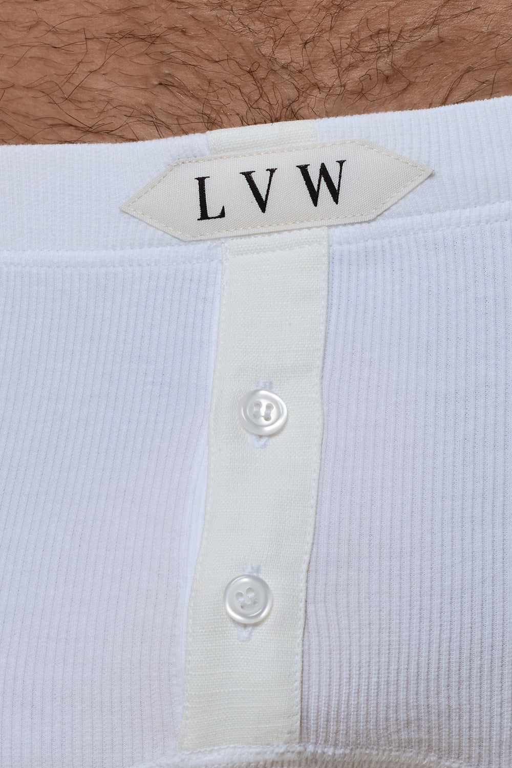LUXURY BOXER BRIEF ORGANIC COTTON RIB - PURE WHITE