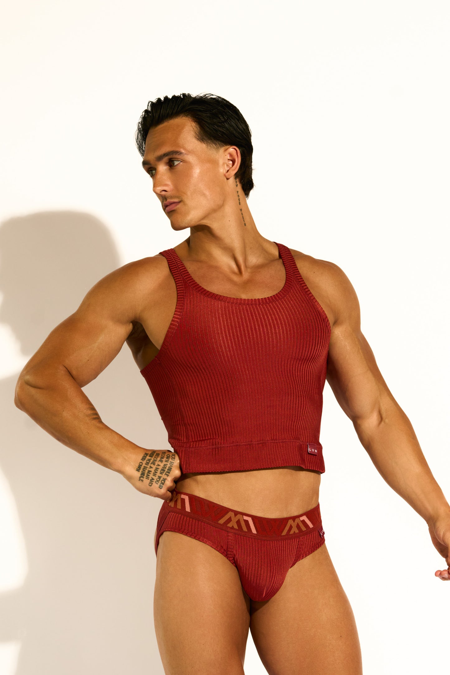 SIGNATURE EXCLUSIVE JOCKSTRAP - BURGUNDY