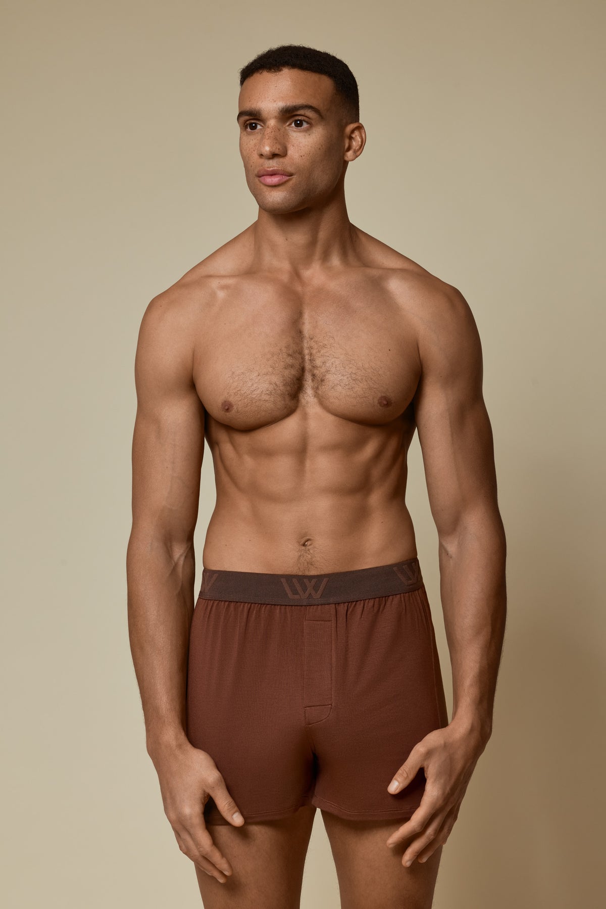 SECOND SKIN SLEEP SHORT - CAPPUCCINO