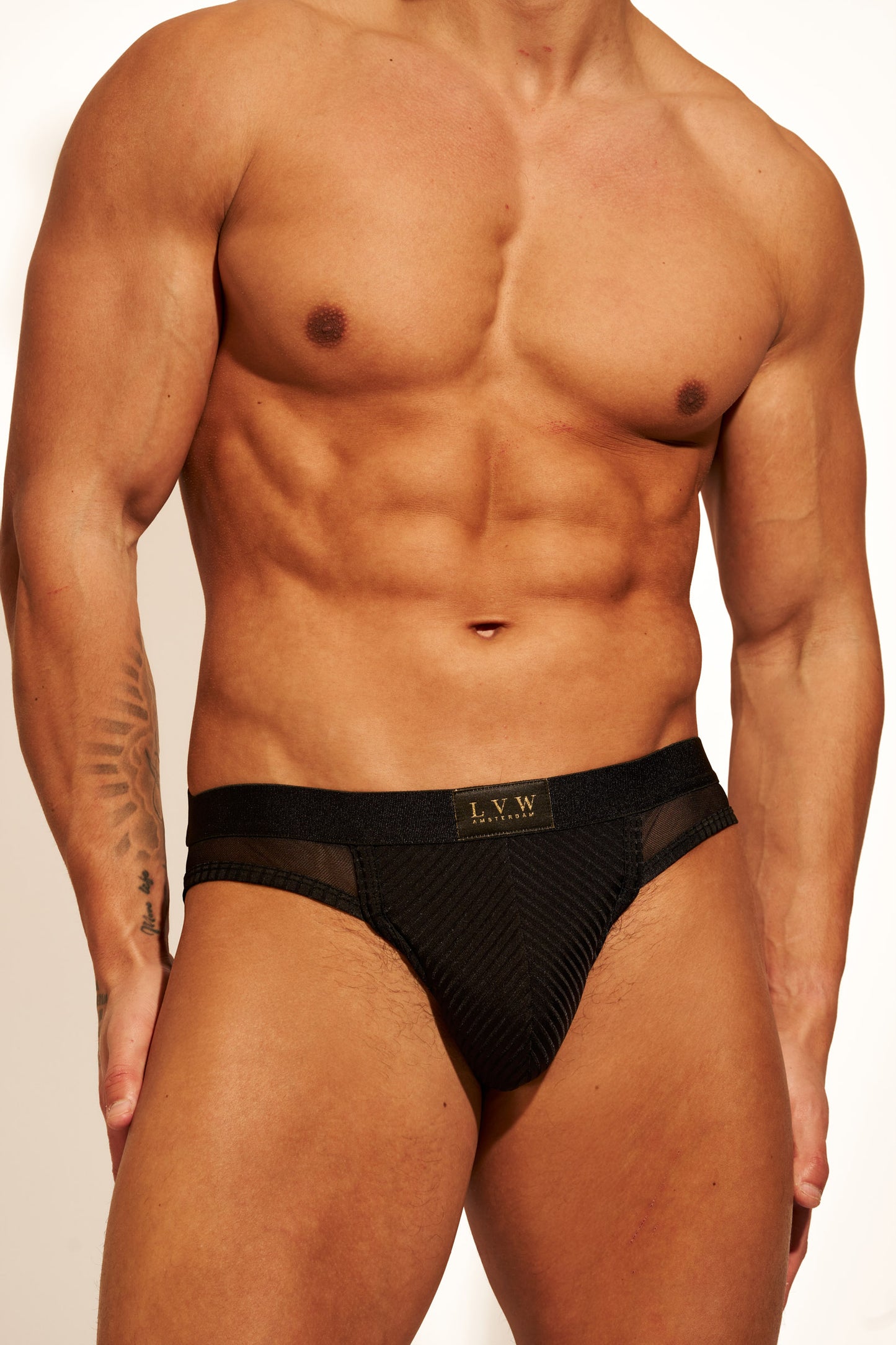 ALLURING MESH JOCKSTRAP - BLACK