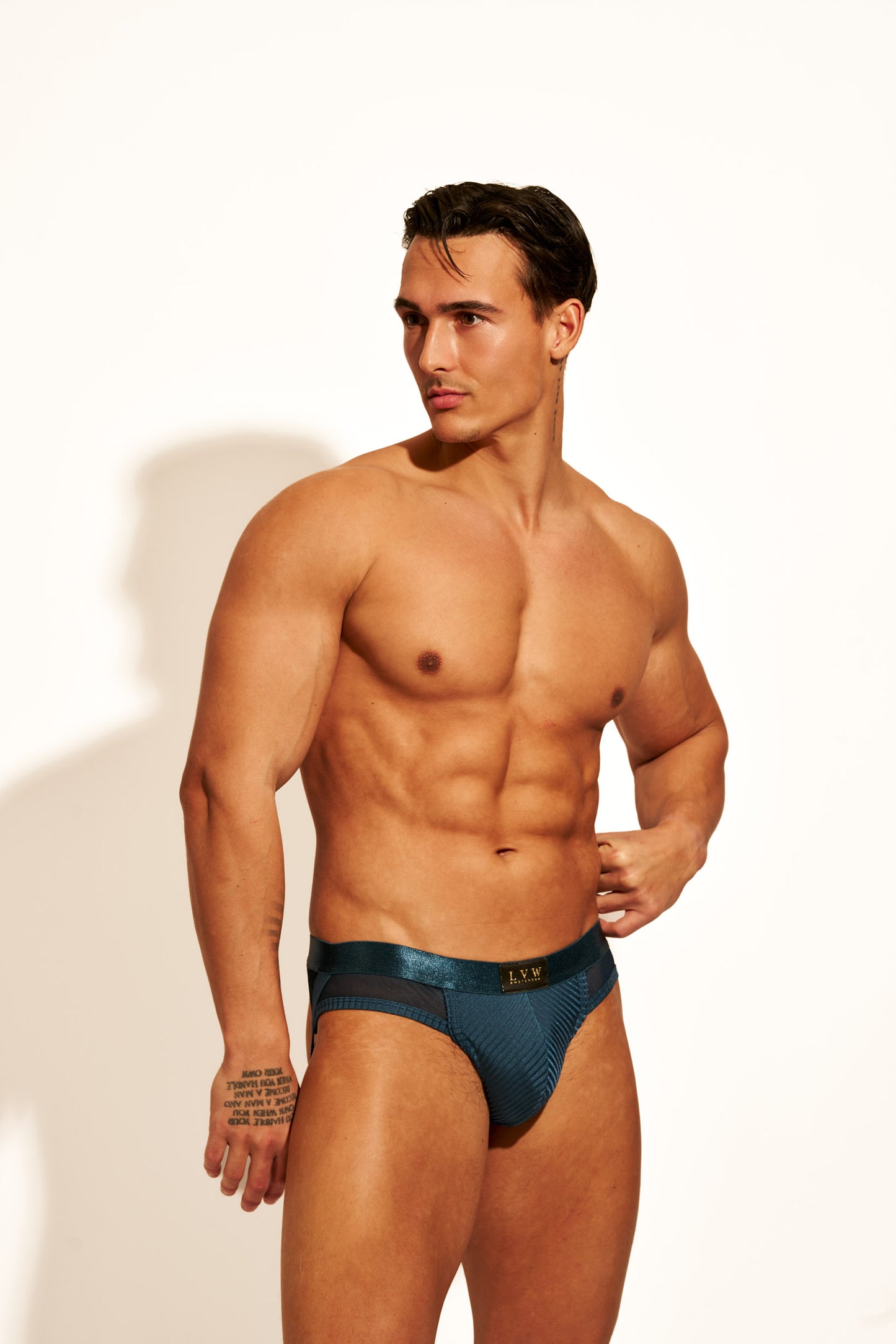 ALLURING MESH JOCKSTRAP - FRENCH NAVY