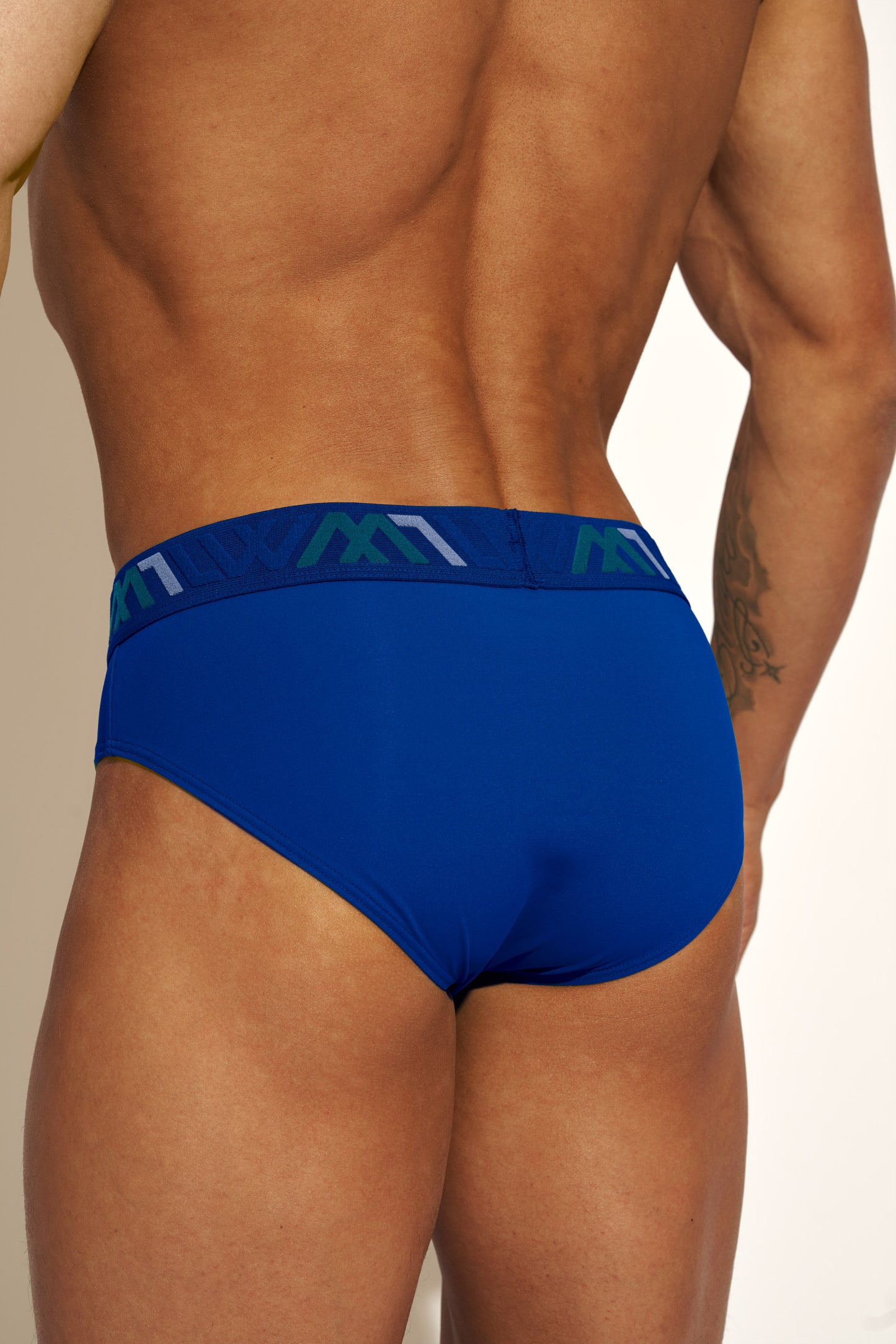 SIGNATURE SWIM BRIEF - SAPPHIRE BLUE