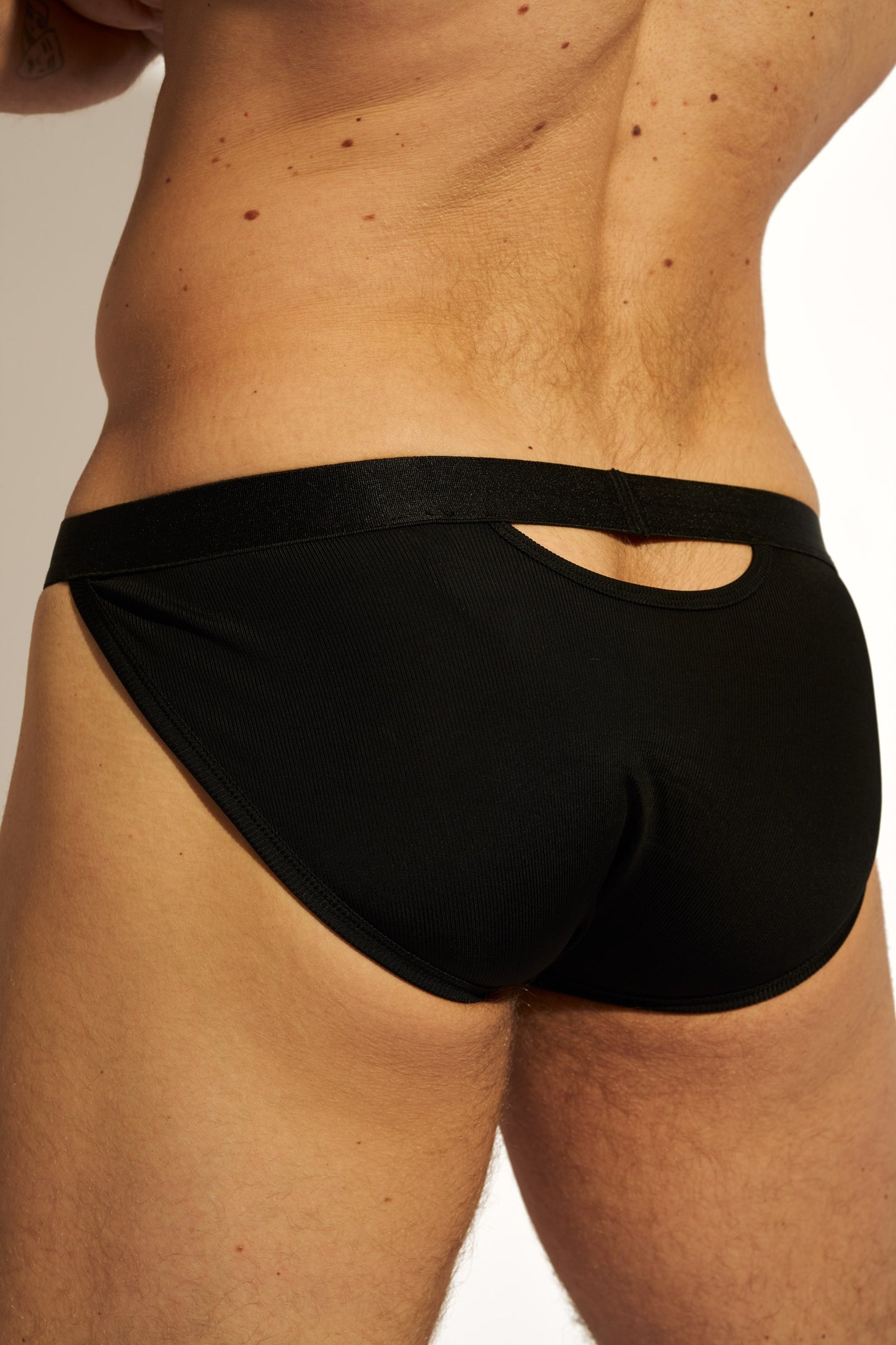 GOLD SPORT BRIEF - BLACK