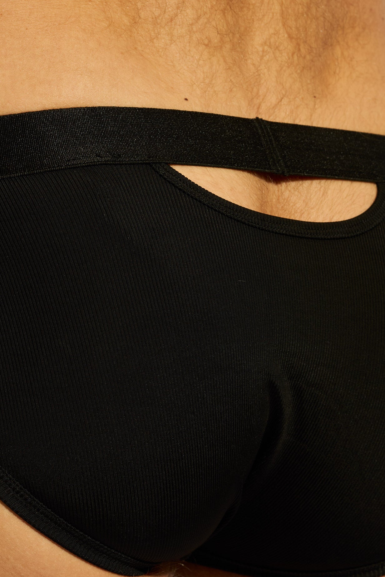 GOLD SPORT BRIEF - BLACK