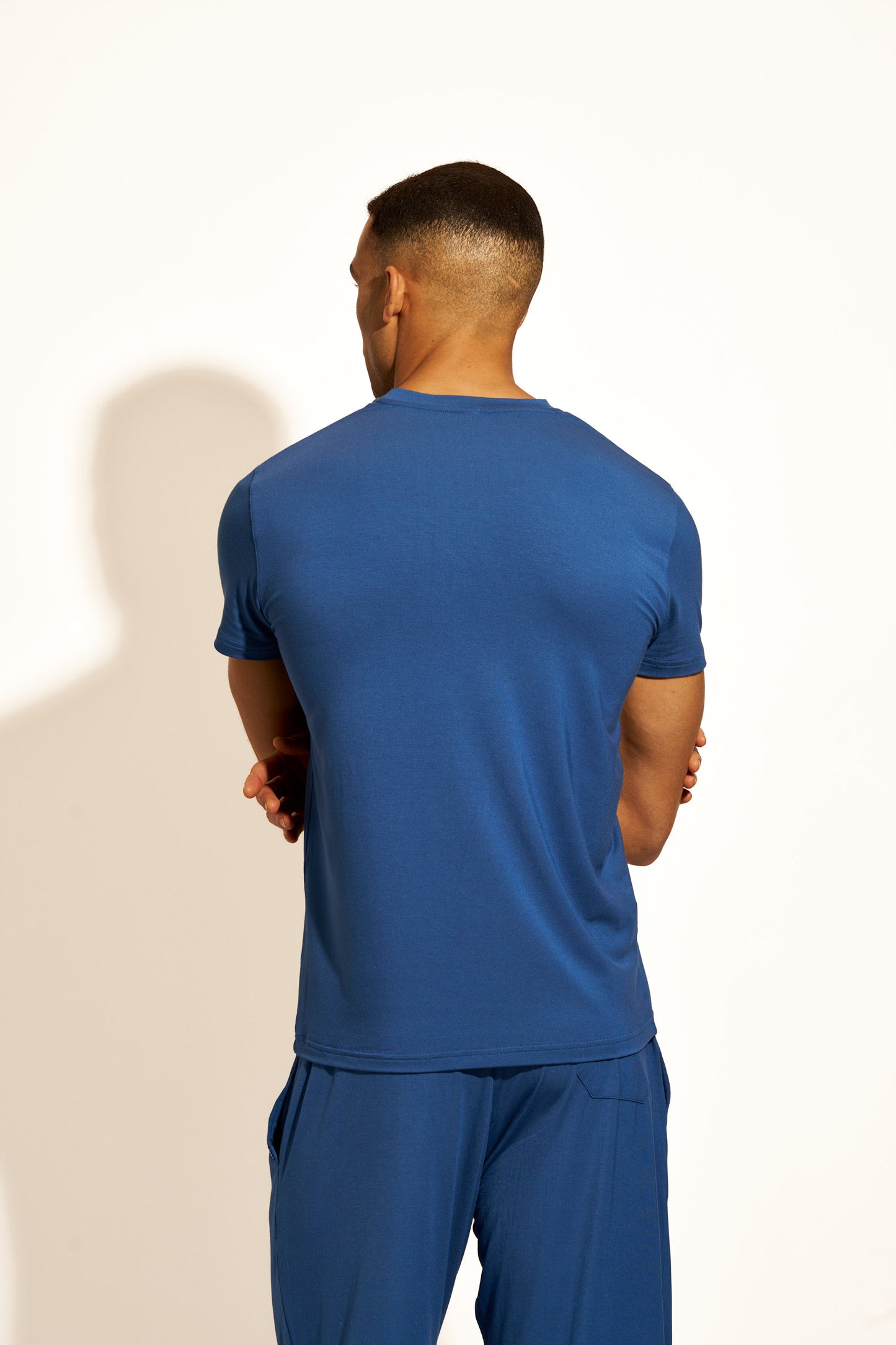 PREMIUM LOUNGEWEAR T-SHIRT - NAVY BLUE