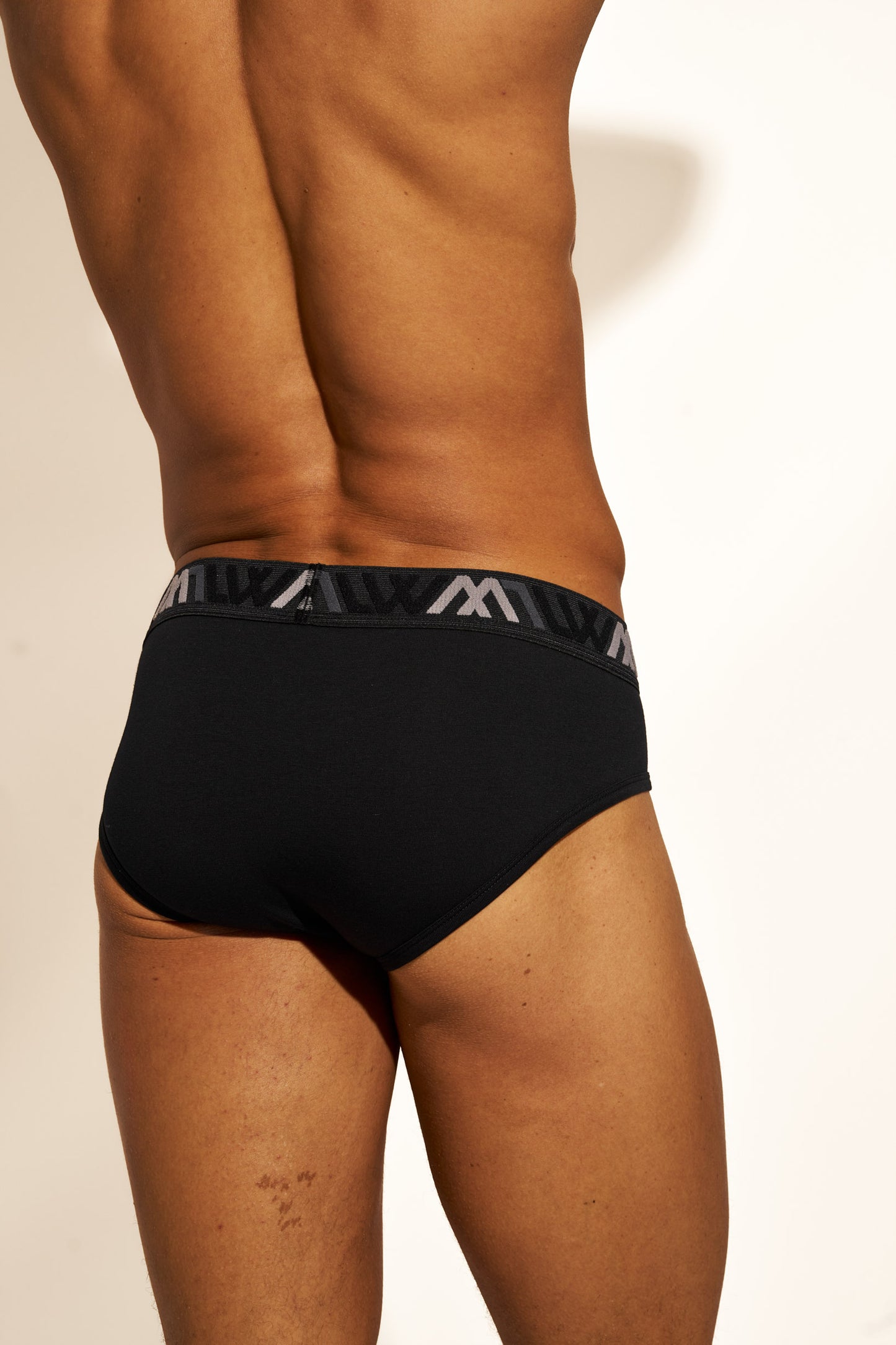 SIGNATURE ORGANIC COTTON BRIEF - BLACK