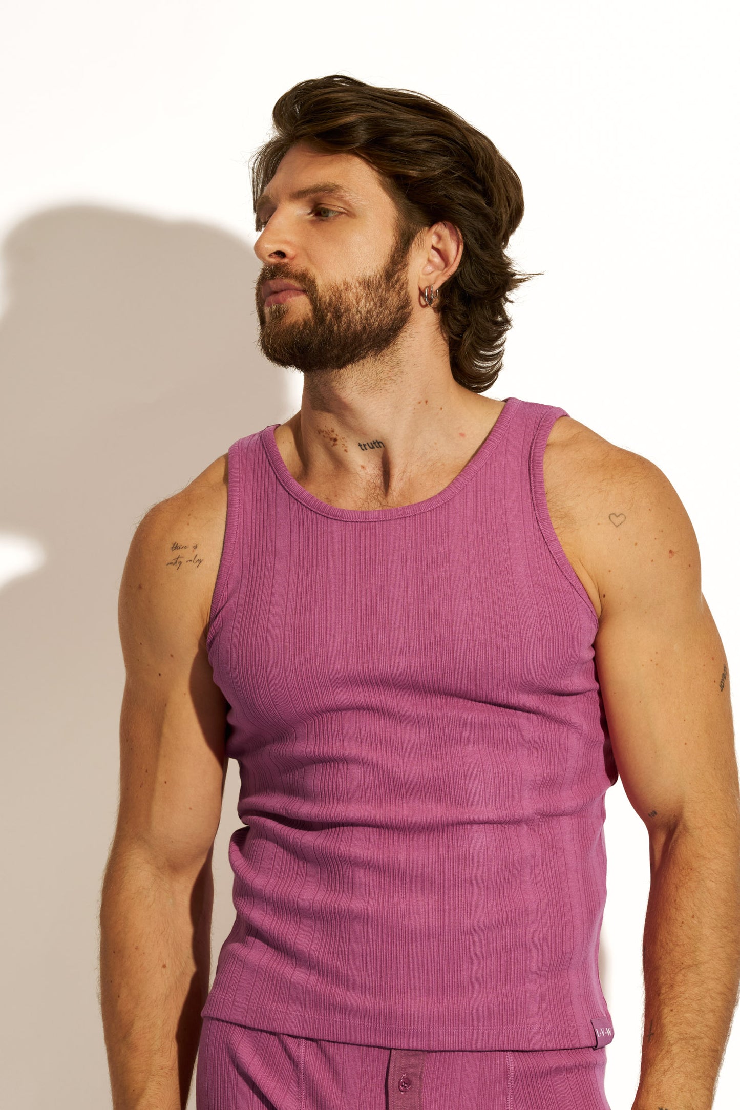 ESSENTIAL EXCLUSIVE TANK TOP REGULAR FIT - WINE