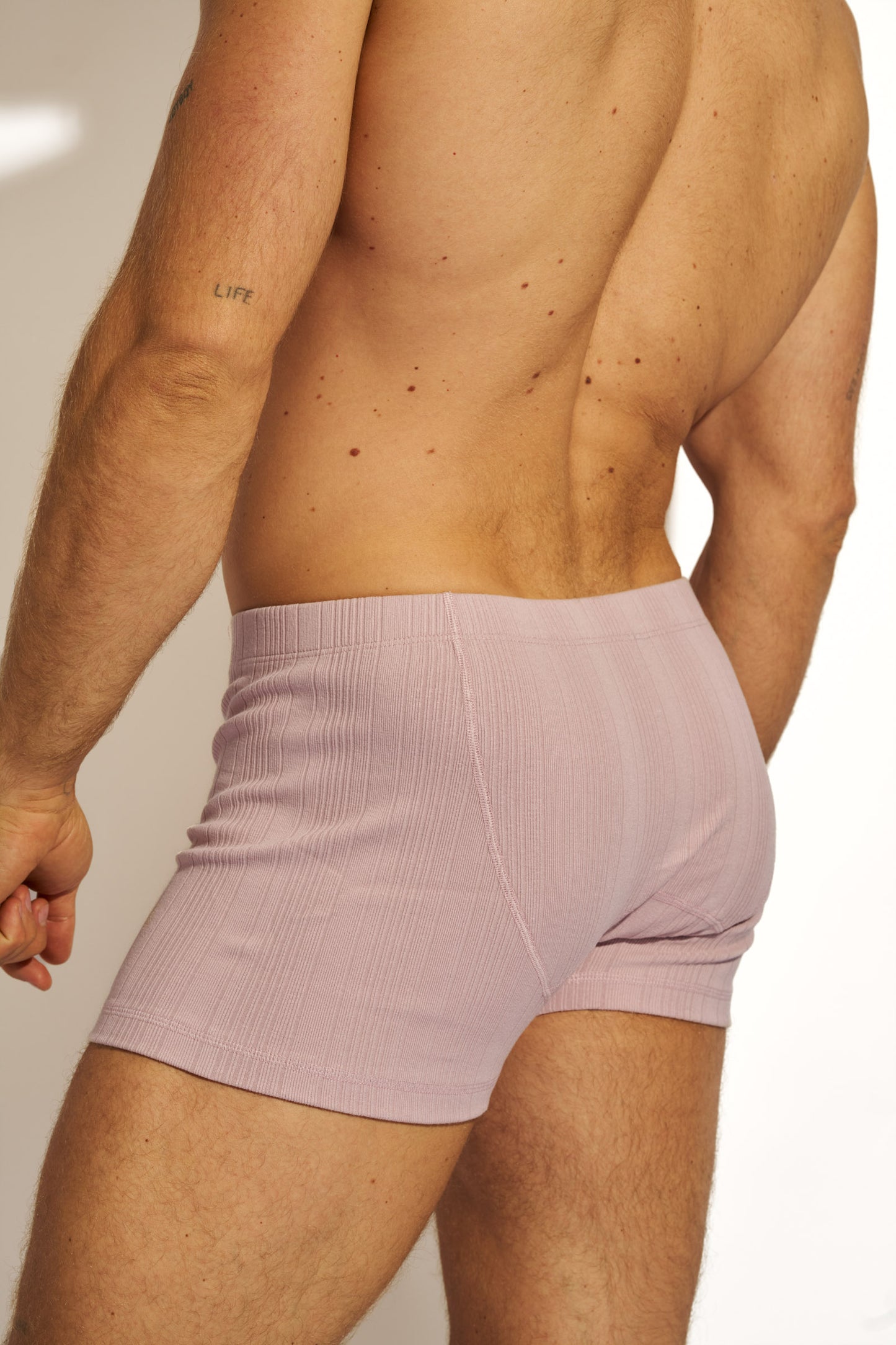 ESSENTIAL EXCLUSIVE BOXER BRIEF BUTTONS - PASTEL PURPLE