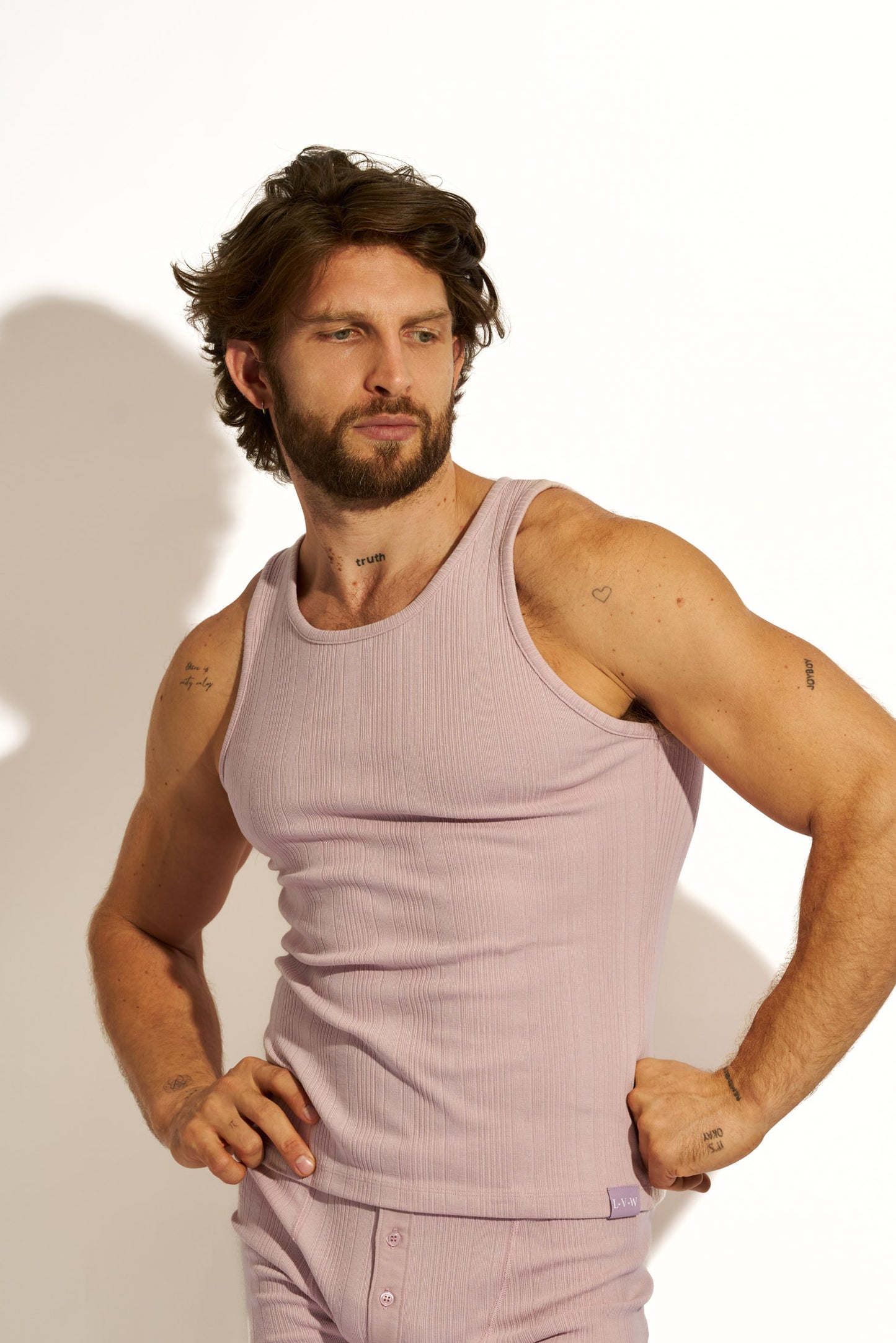 ESSENTIAL EXCLUSIVE TANK TOP REGULAR FIT - PASTEL PURPLE