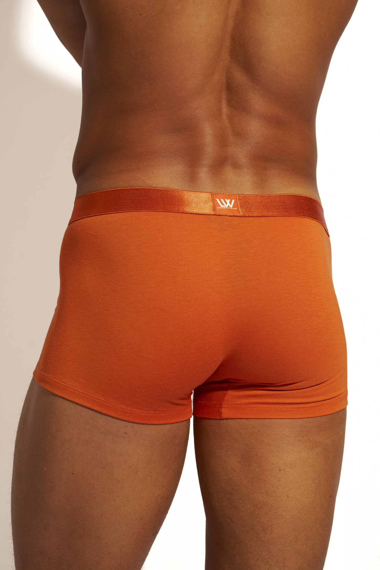 MINIMALISTIC SILK TRUNK - BURNT ORANGE