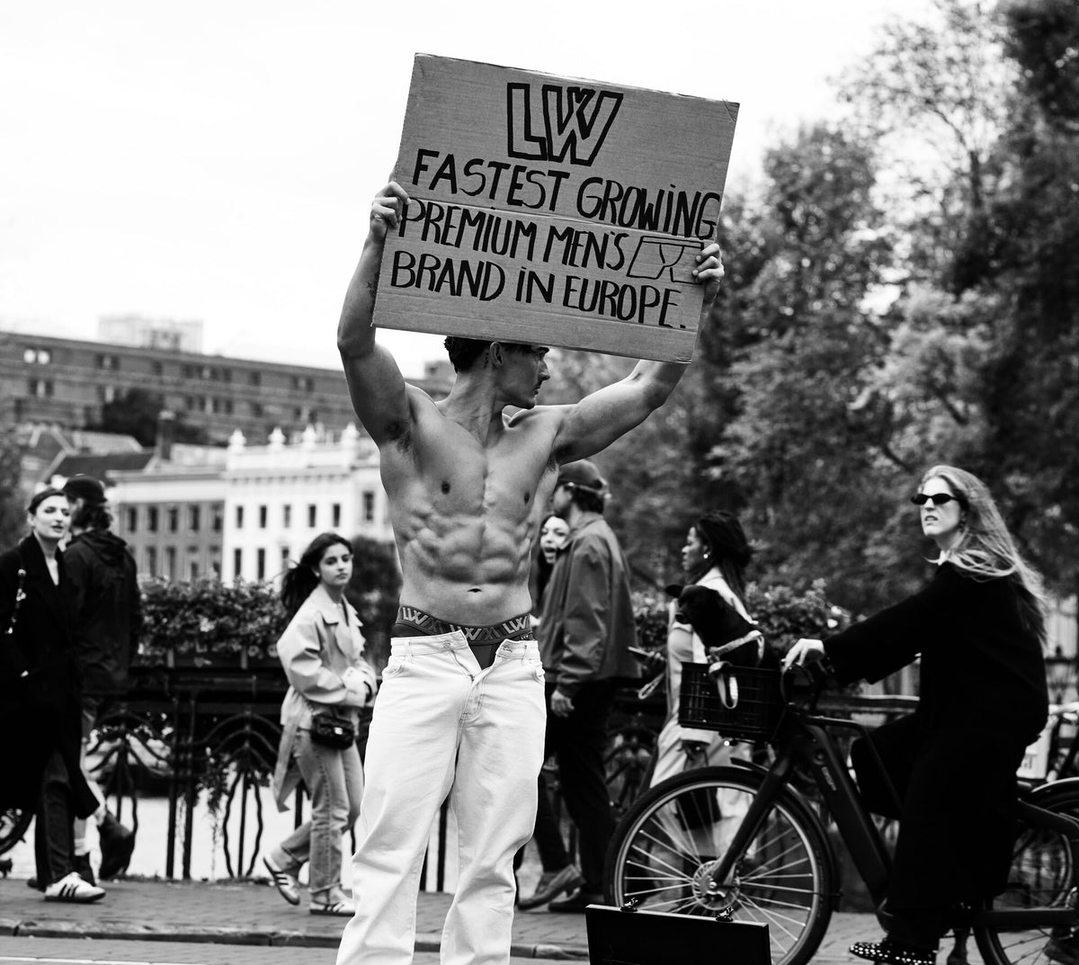 LVW in the streets of Amsterdam