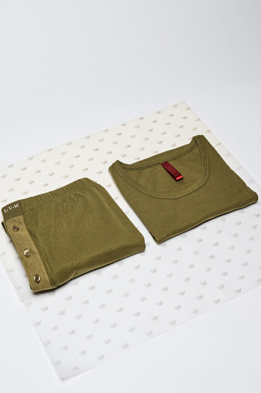 LOUNGESET OLIVE (2-PACK)
