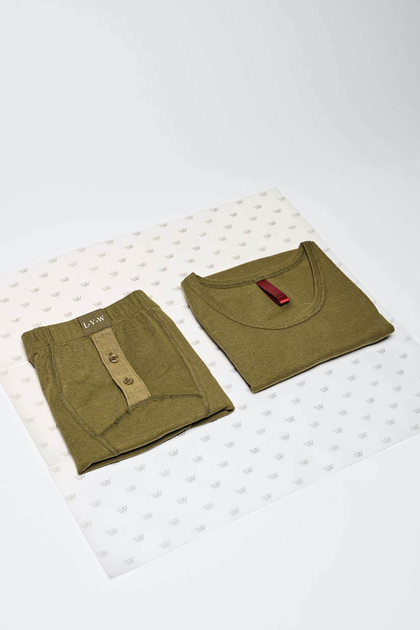 TWINSET OLIVE (2-PACK)