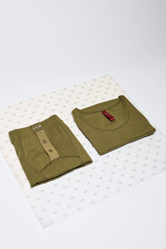 TWINSET OLIVE (2-PACK)