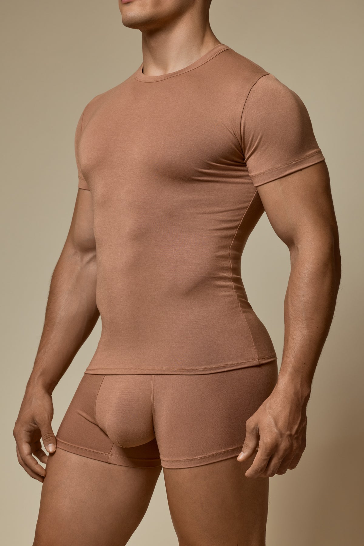 WHISPER UNDERSHIRT SECOND SKIN - MOCHA