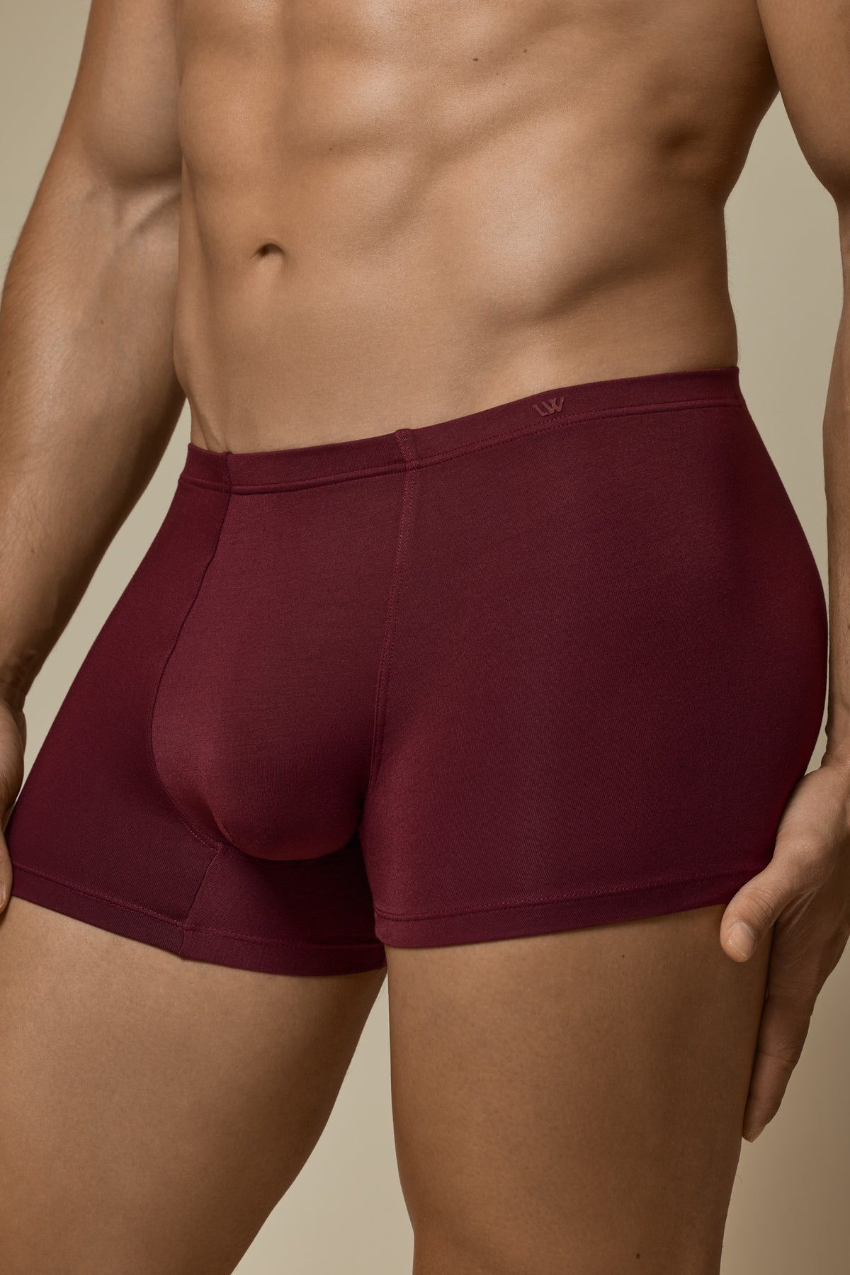 WHISPER BOXER BRIEF SECOND SKIN - MULBERRY