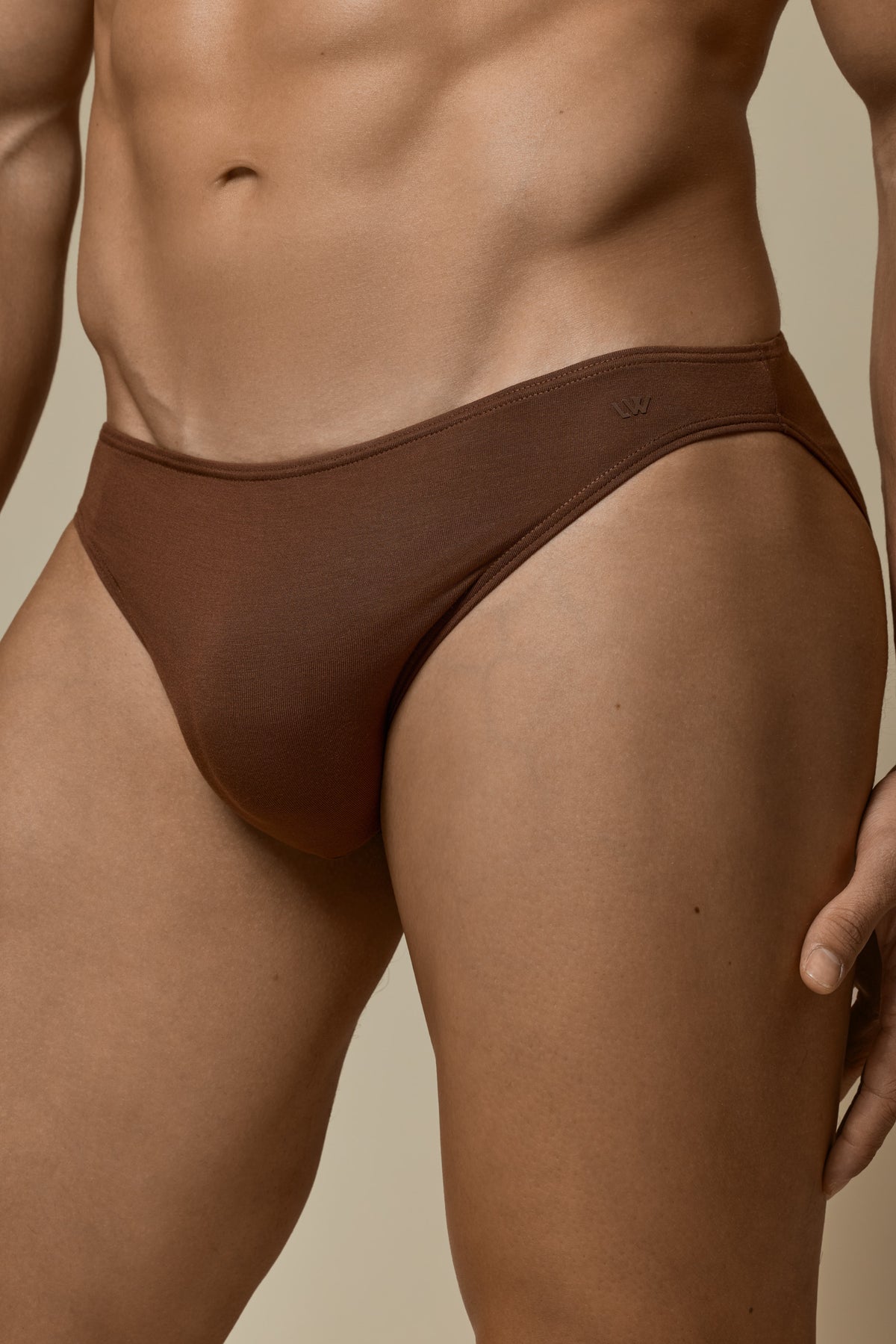 WHISPER MICRO BRIEF SECOND SKIN - CACAO