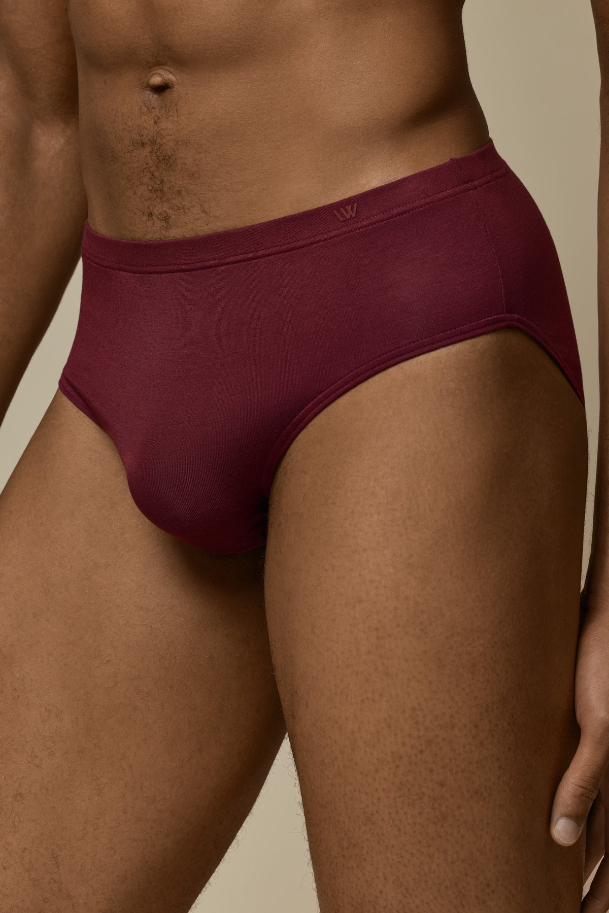 WHISPER BRIEF SECOND SKIN - MULBERRY