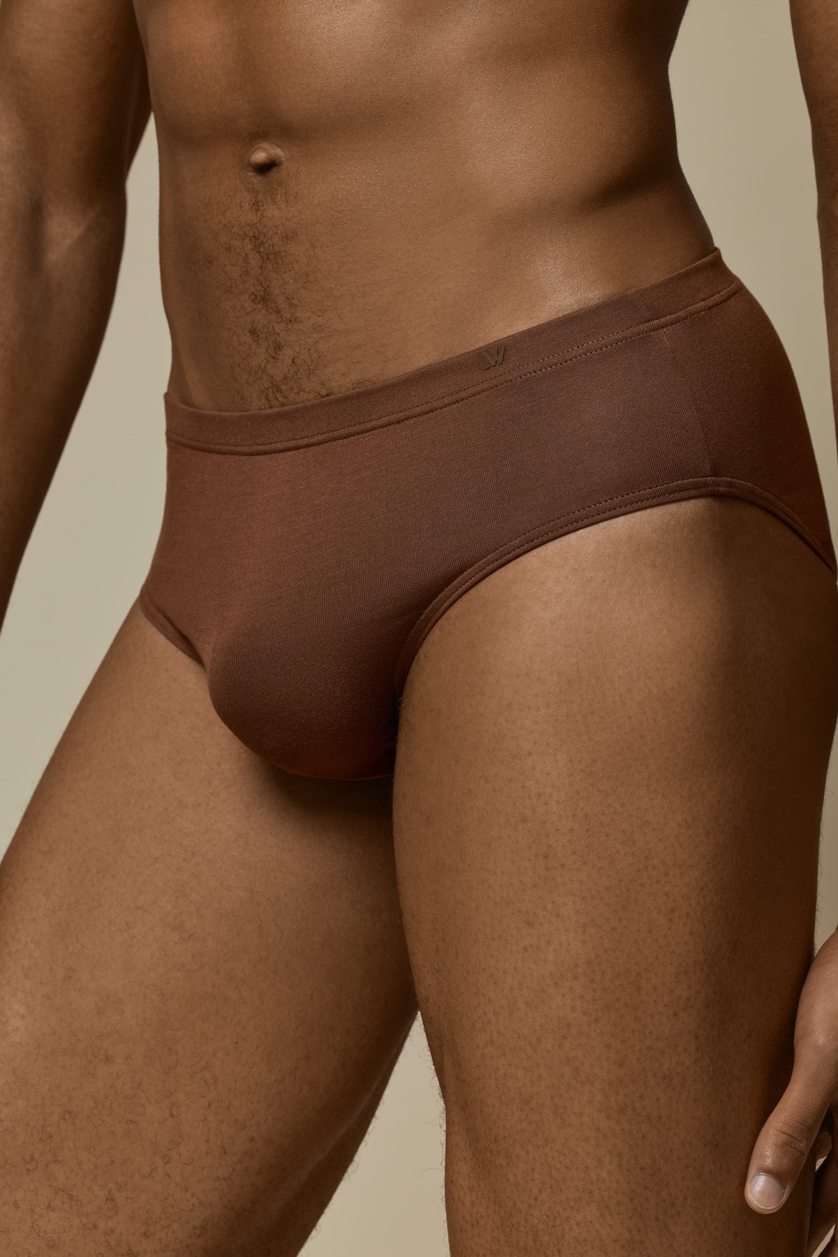 WHISPER BRIEF SECOND SKIN - CACAO