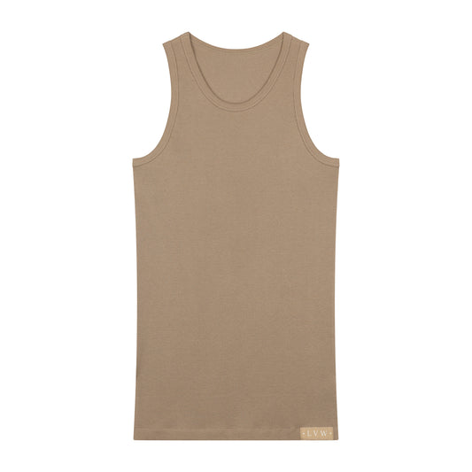 LVW ESSENTIAL TANKTOP - Deep Taupe