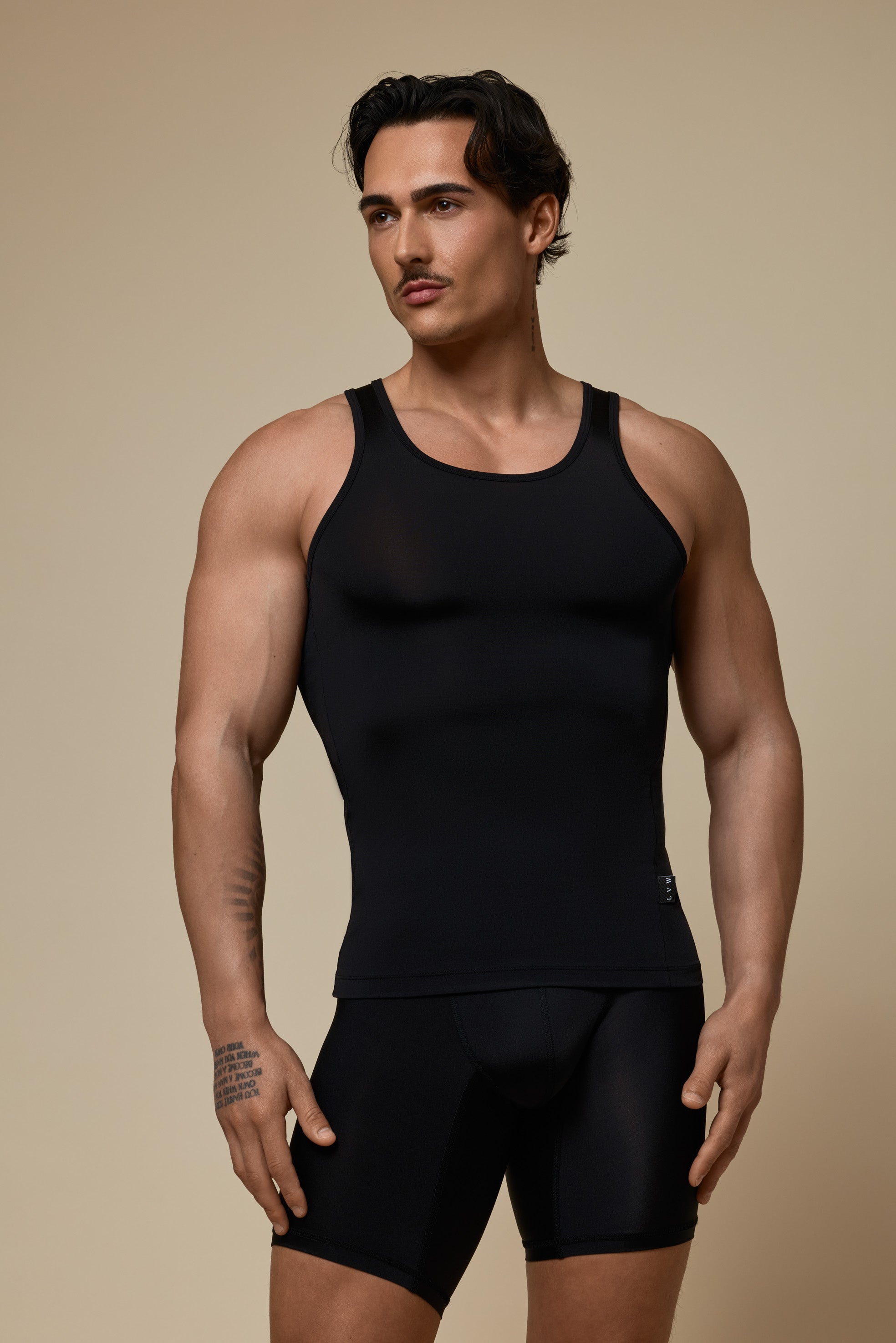 VISIBLY TANKTOP RENEW SHINE - BLACK