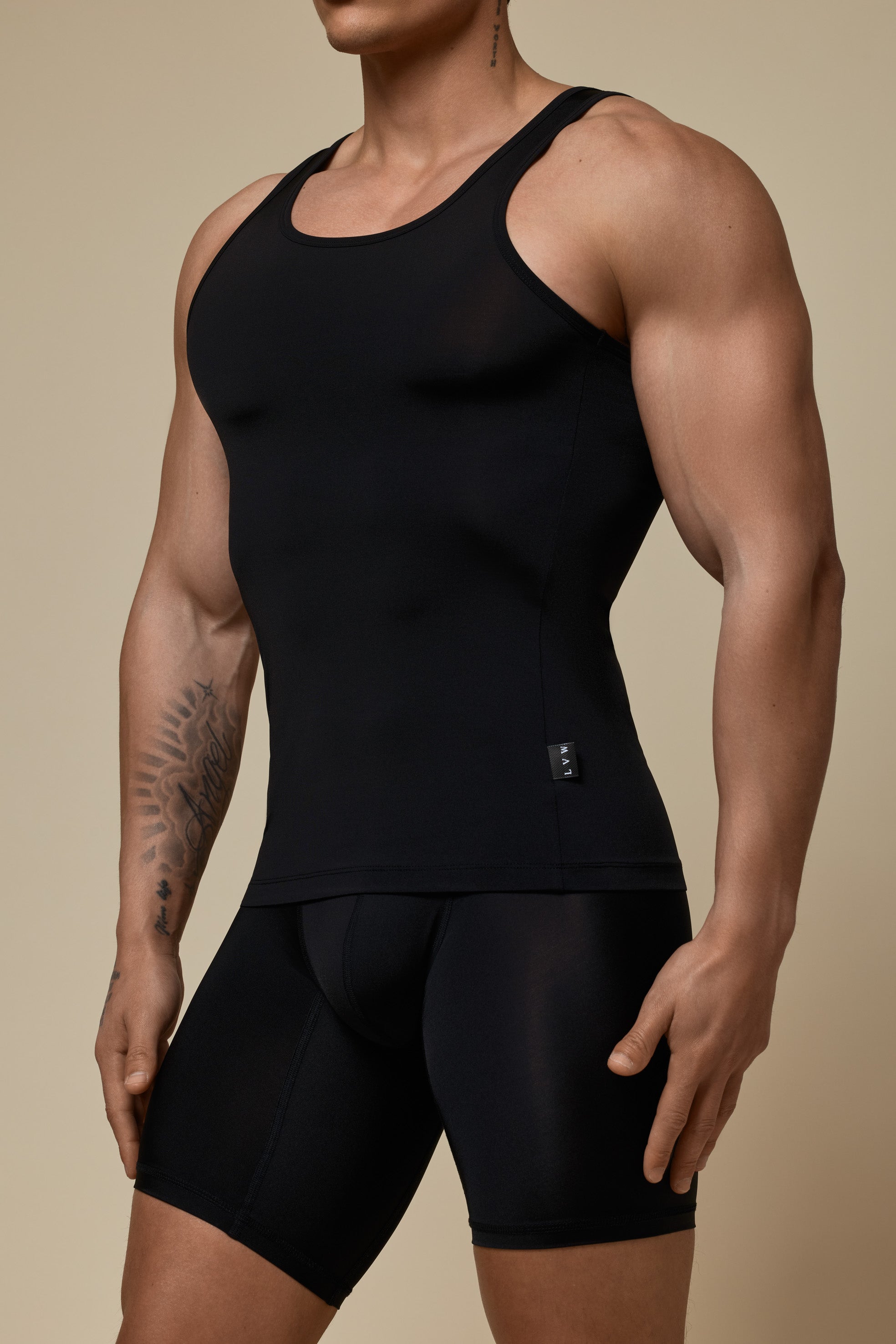 VISIBLY TANKTOP RENEW SHINE - BLACK