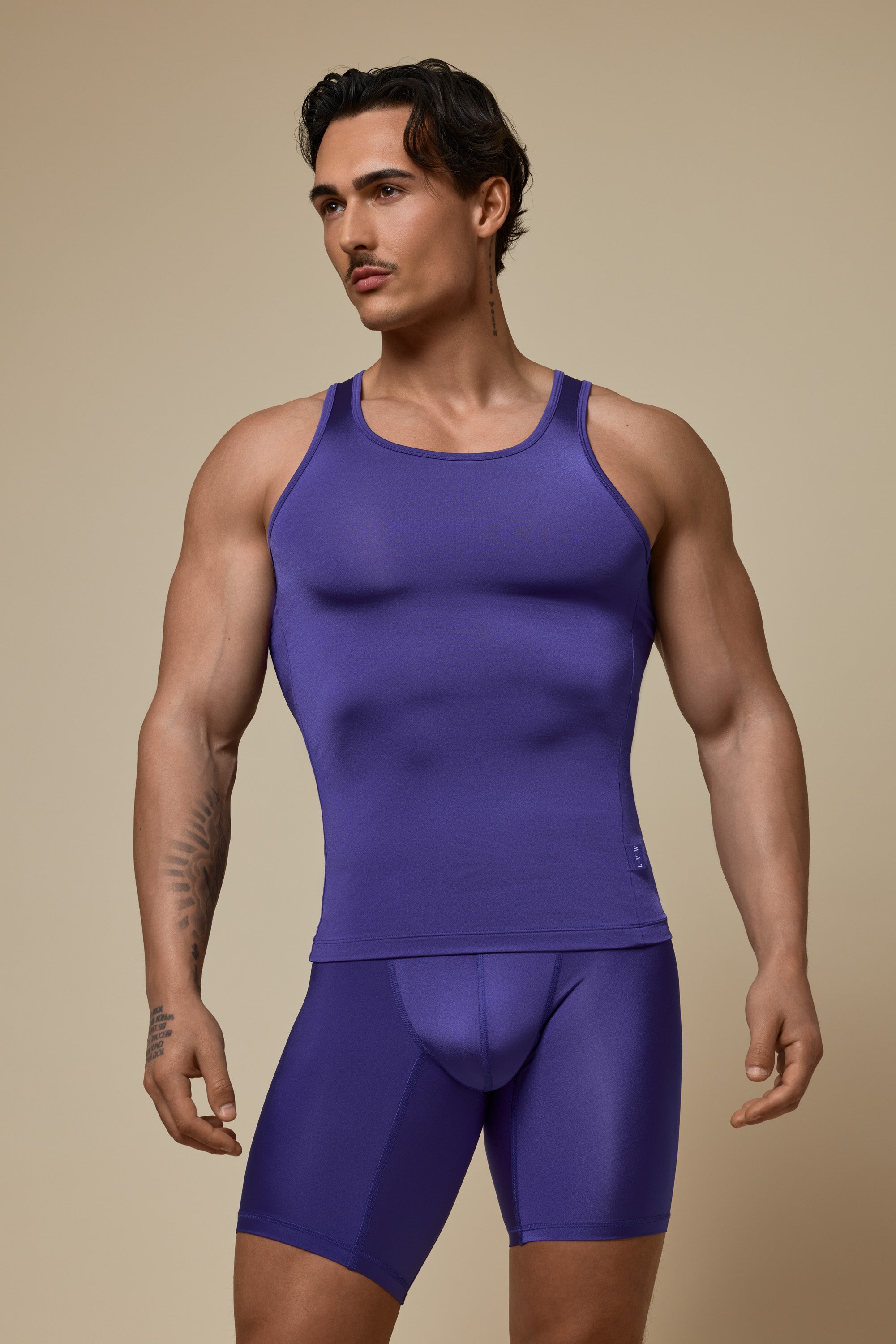 VISIBLY TANKTOP RENEW SHINE - DEEP INDIGO
