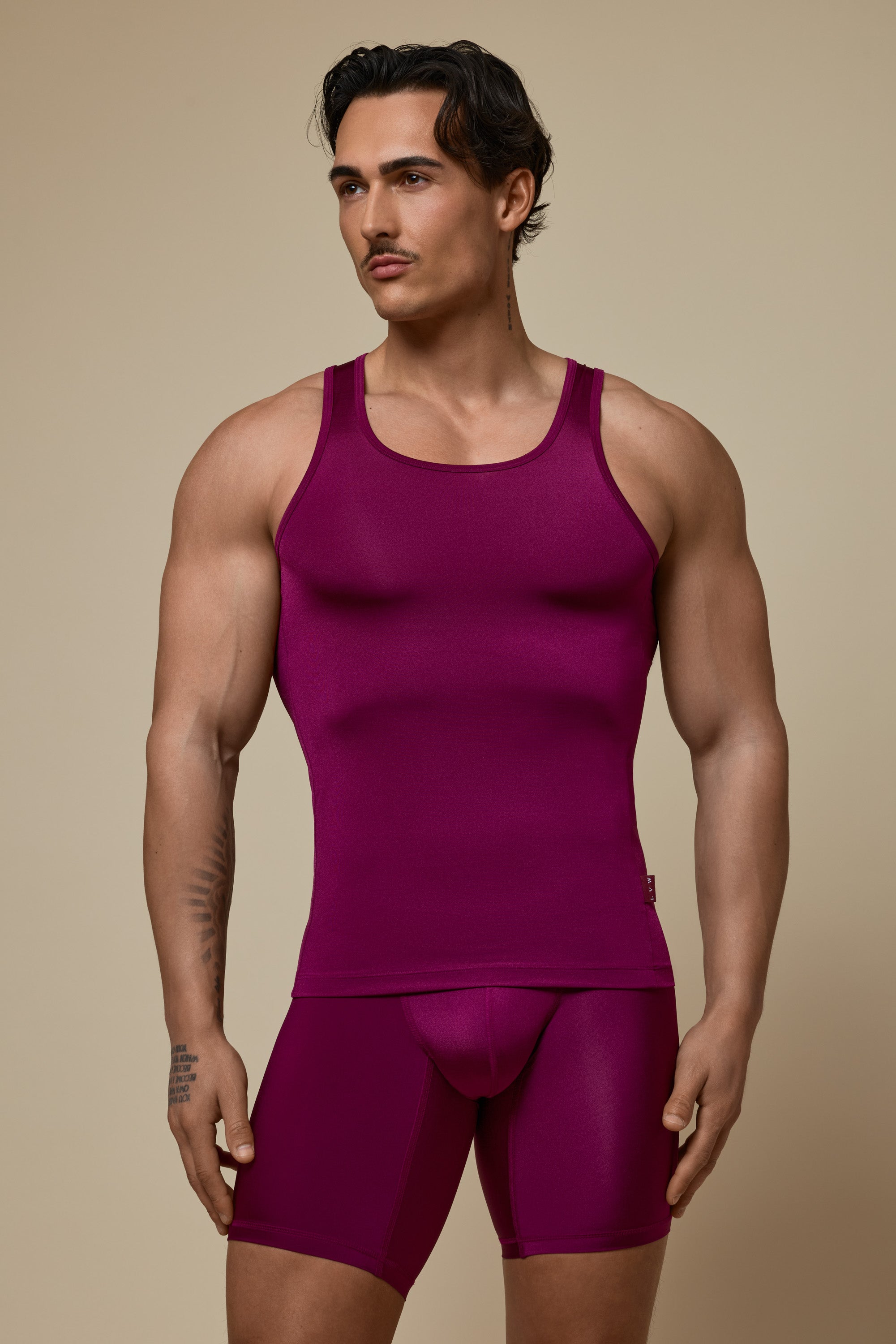 VISIBLY TANKTOP RENEW SHINE - DEEP PLUM