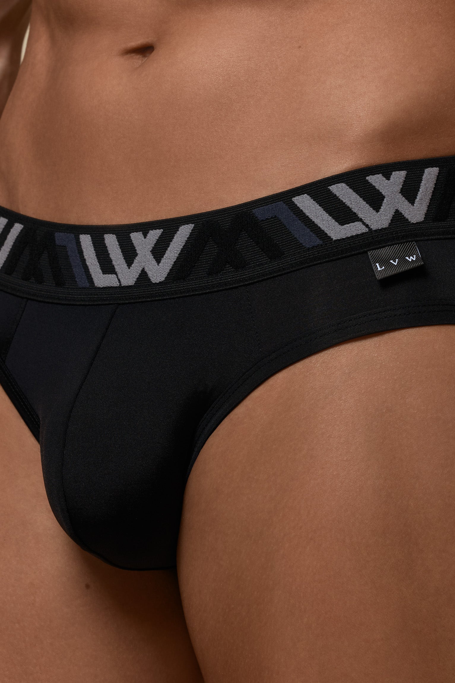 VISIBLY BIKINI BRIEF RENEW SHINE - BLACK