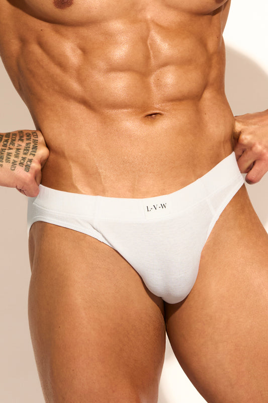ESSENTIAL BIKINI BRIEF - WHITE