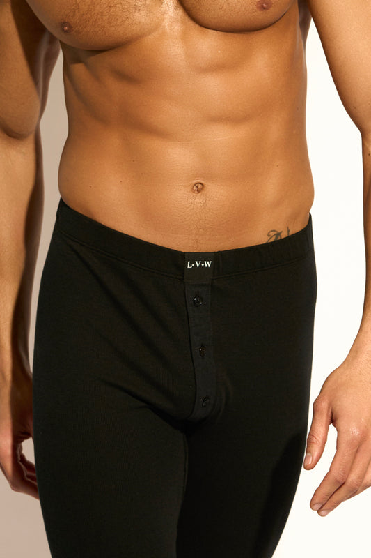 ESSENTIAL LONG JOHN - BLACK