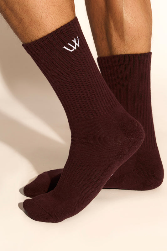 SPORT SOCKS - WINE