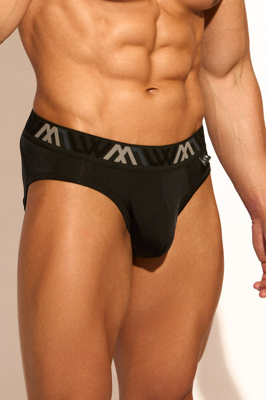 SIGNATURE BIKINI BRIEF - BLACK
