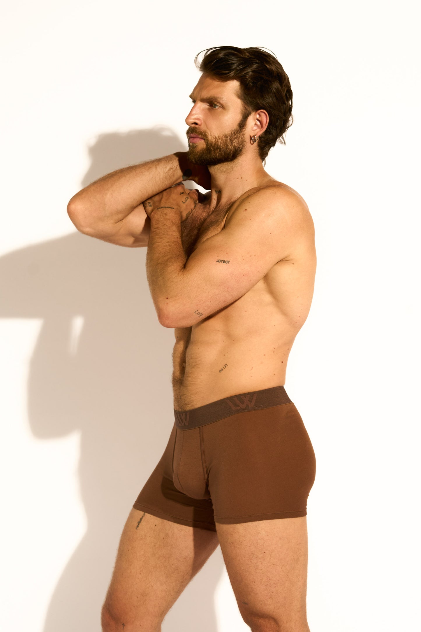 SKIN BOXER BRIEF - CACAO BROWN
