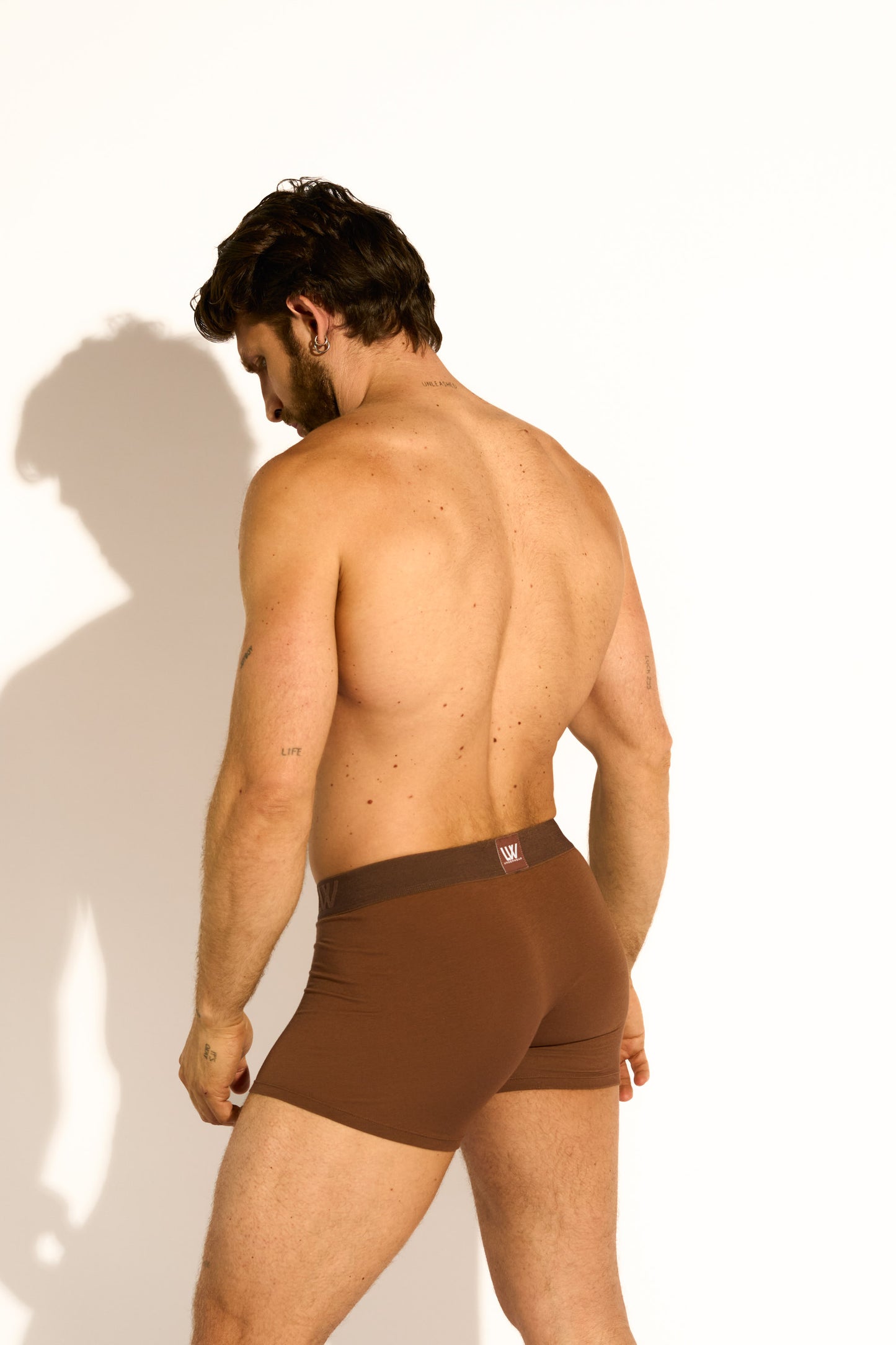 SKIN BOXER BRIEF - CACAO BROWN