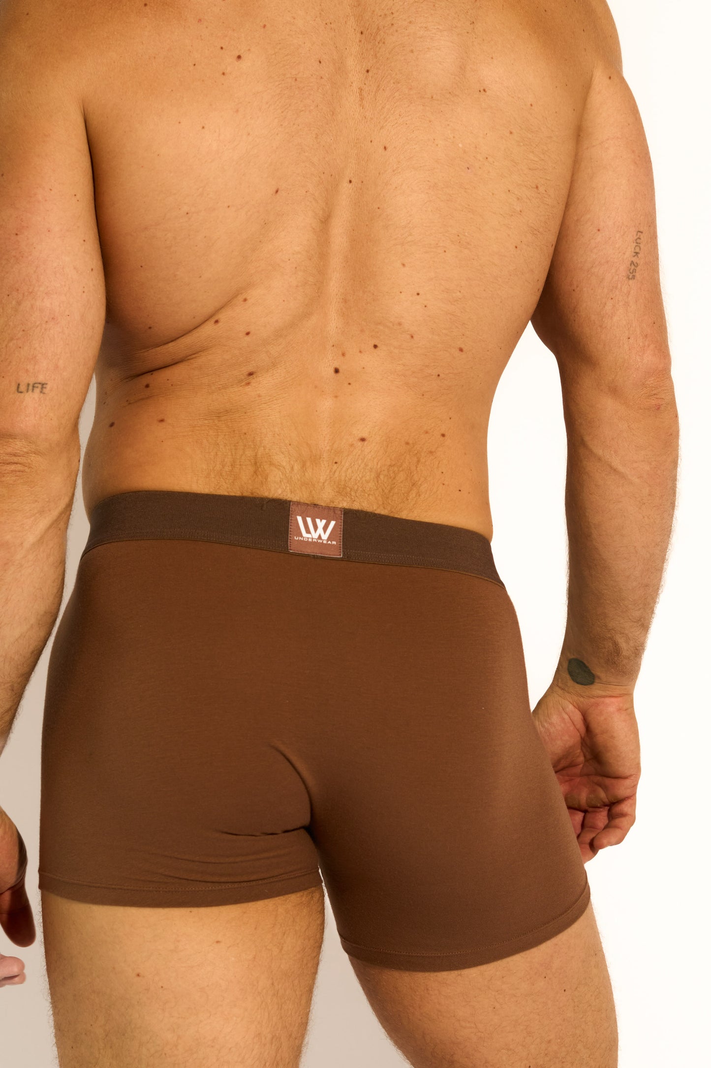SKIN BOXER BRIEF - CACAO BROWN