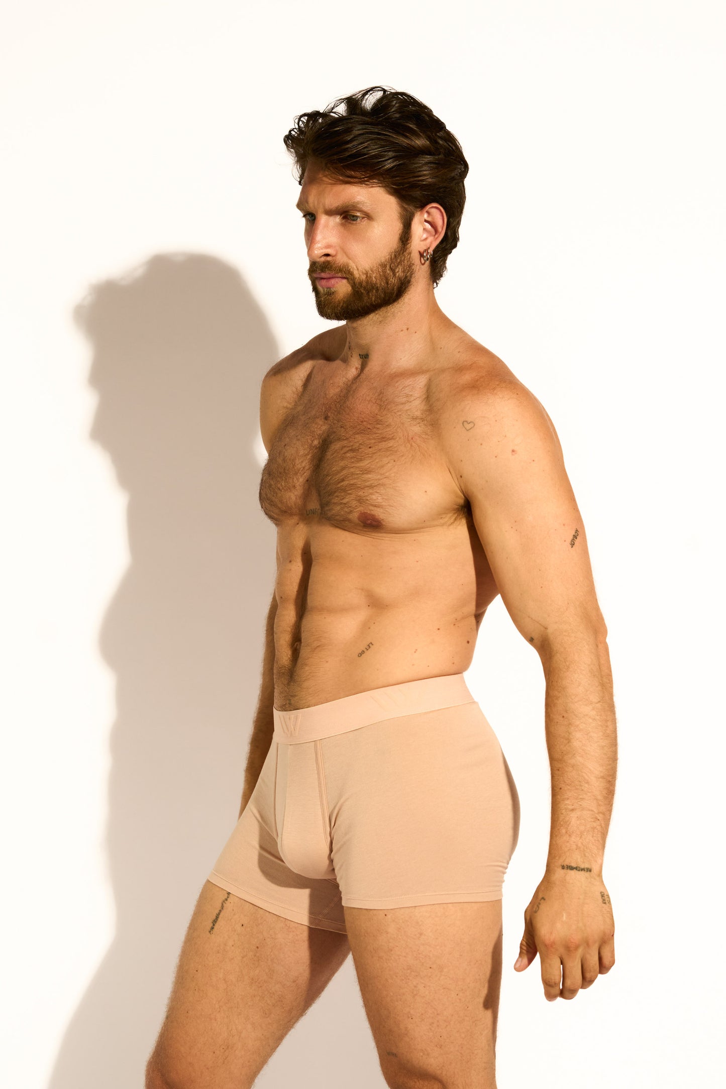 SKIN BOXER BRIEF - TOASTED ALMOND