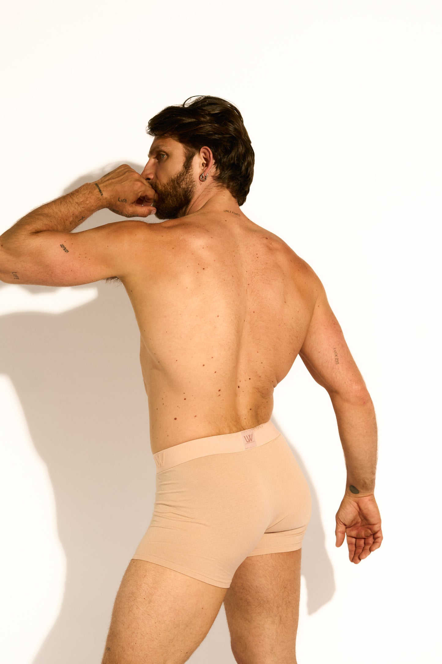 SKIN BOXER BRIEF - TOASTED ALMOND